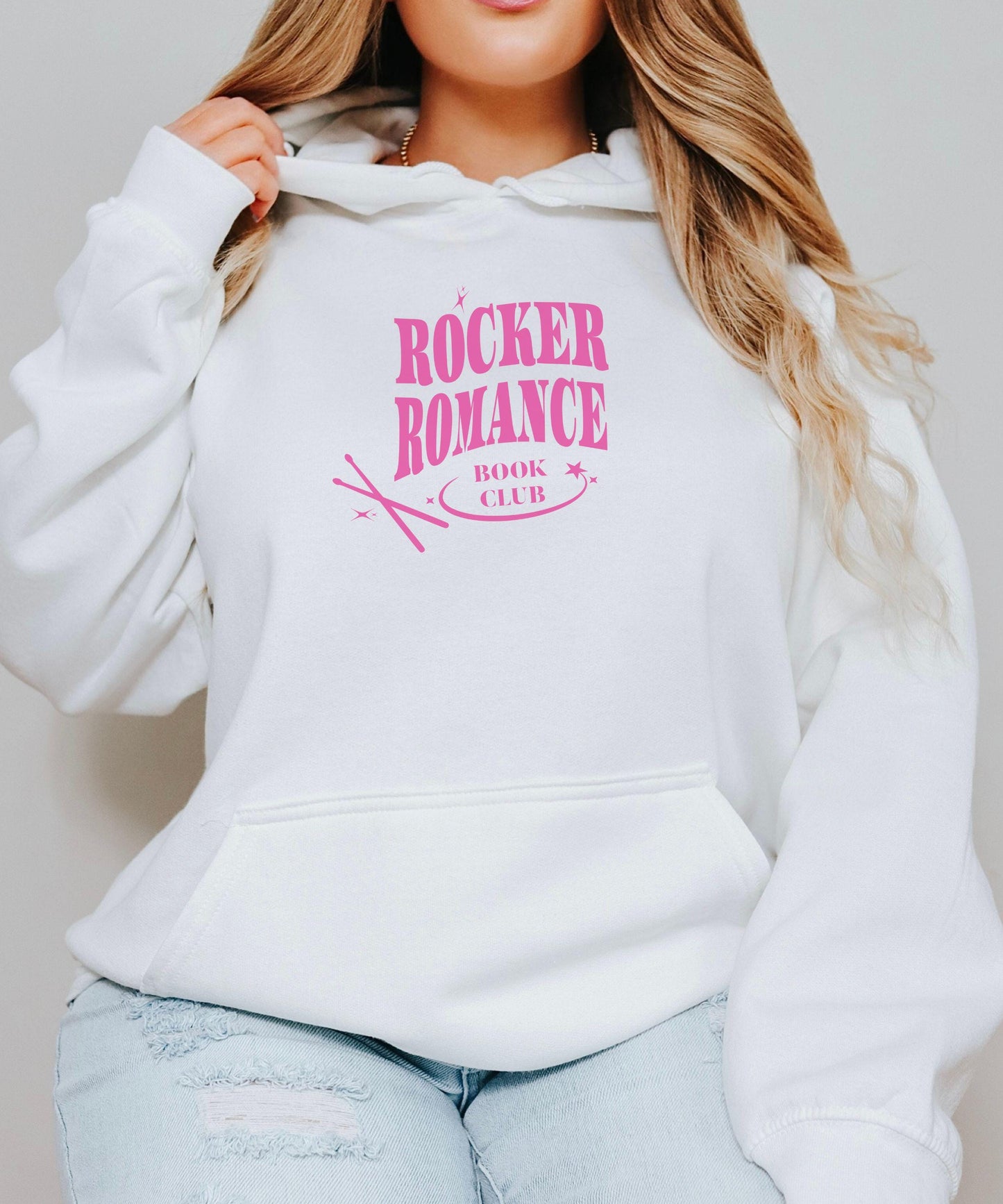 Rocker Romance Book Club Hoodie: Booktok Merch Romance Book Merch Book Tropes Fictional Rock Bands Why Choose Book Boyfriends Reading Hoodie