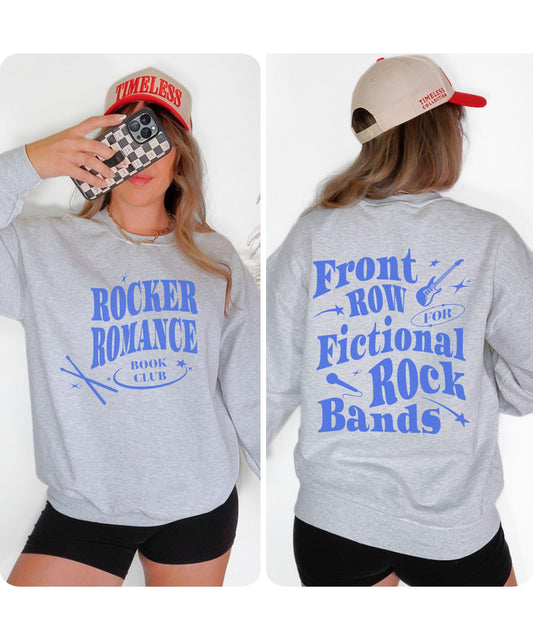 Rocker Romance Book Club Sweatshirt: Booktok Merch Romance Book Merch Book Tropes Fictional Rock Bands Why Choose Book Boyfriends Sweatshirt
