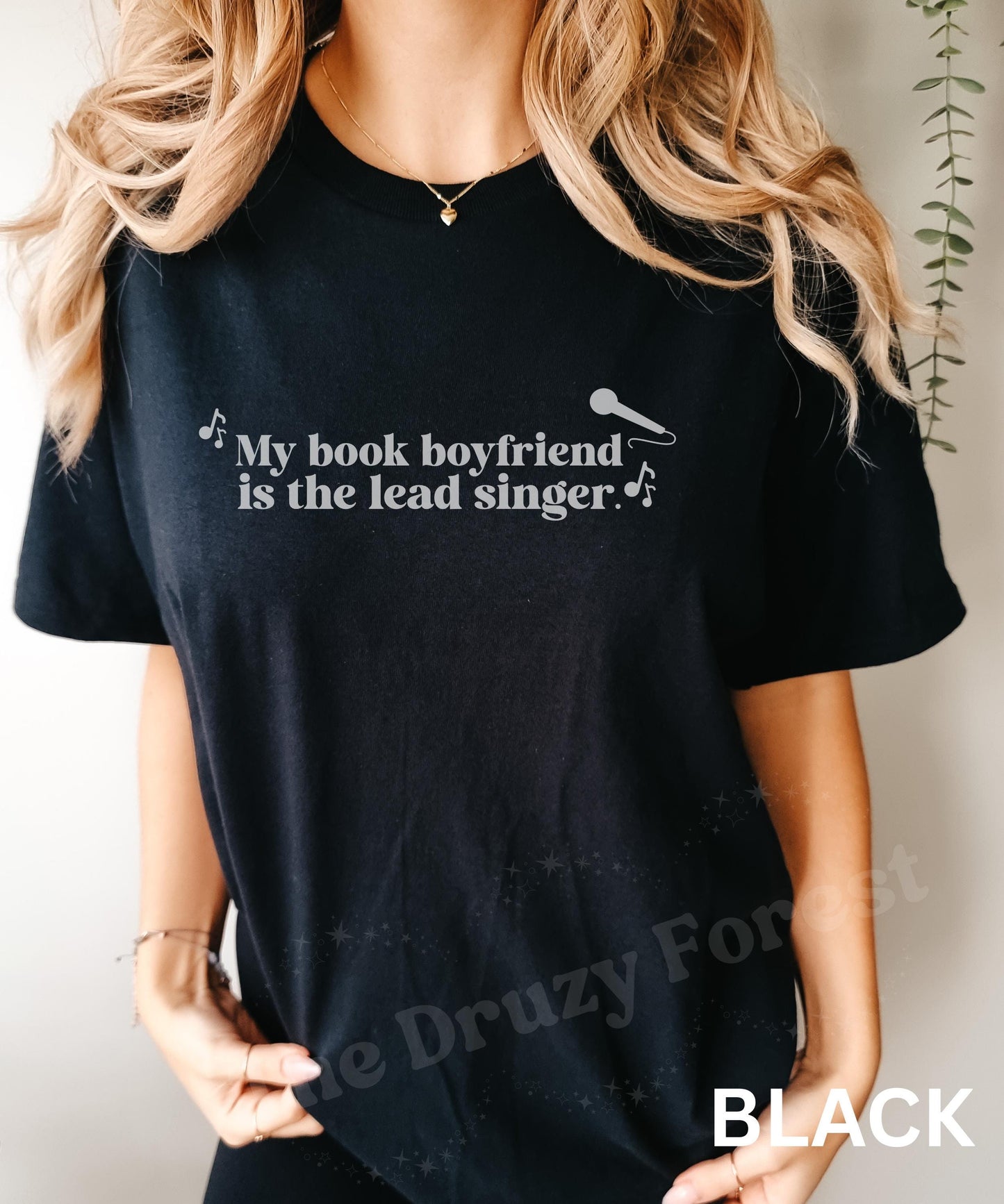 Rocker Romance Shirt: My Book Boyfriend Is The Lead Singer, Dark Romance Book Merch, Book Trope Romance World Tour, Smut Reader Shirt,