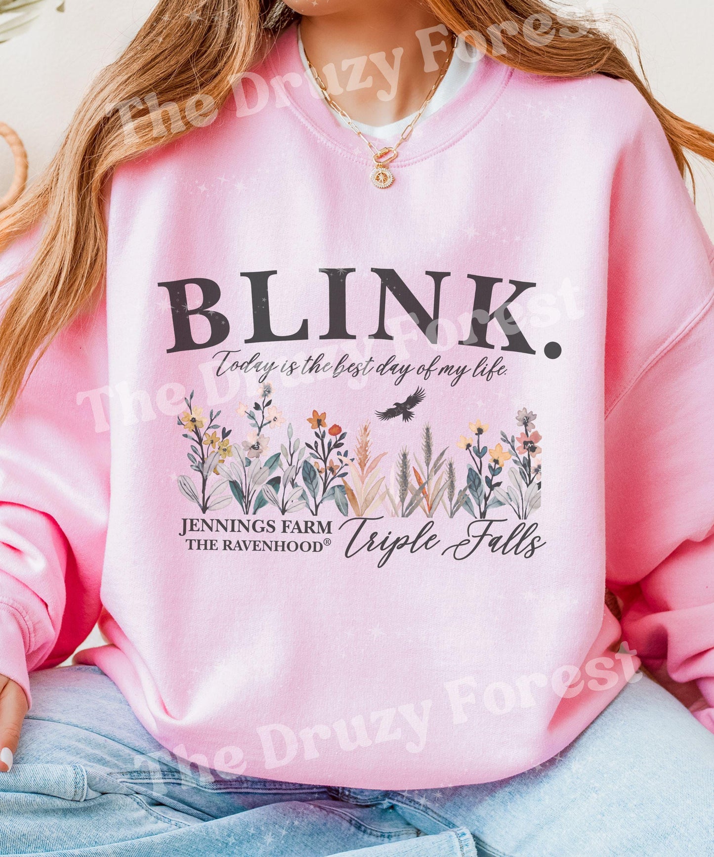 Severed Heart Sweatshirt, Blink Tyler Jennings Sweatshirt, Licensed Kate Stewart Book Merch, The Ravenhood Sweatshirt, Triple Falls Shirt