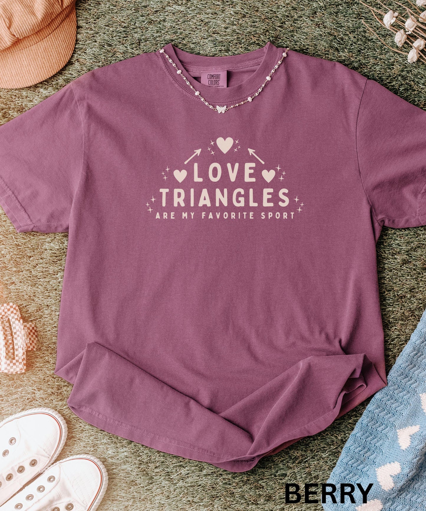 Love Triangles Are My Favorite Sport, Book Trope Shirt Love Triangle Shirt Romance Book Merch Romantasy Merch Morally Gray Book Related Gift