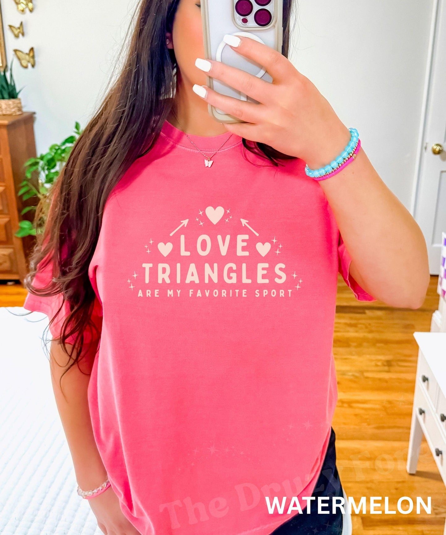 Love Triangles Are My Favorite Sport, Book Trope Shirt Love Triangle Shirt Romance Book Merch Romantasy Merch Morally Gray Book Related Gift