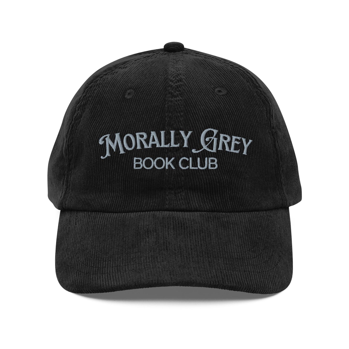 Morally Grey Vintage corduroy cap, Bookish Hat