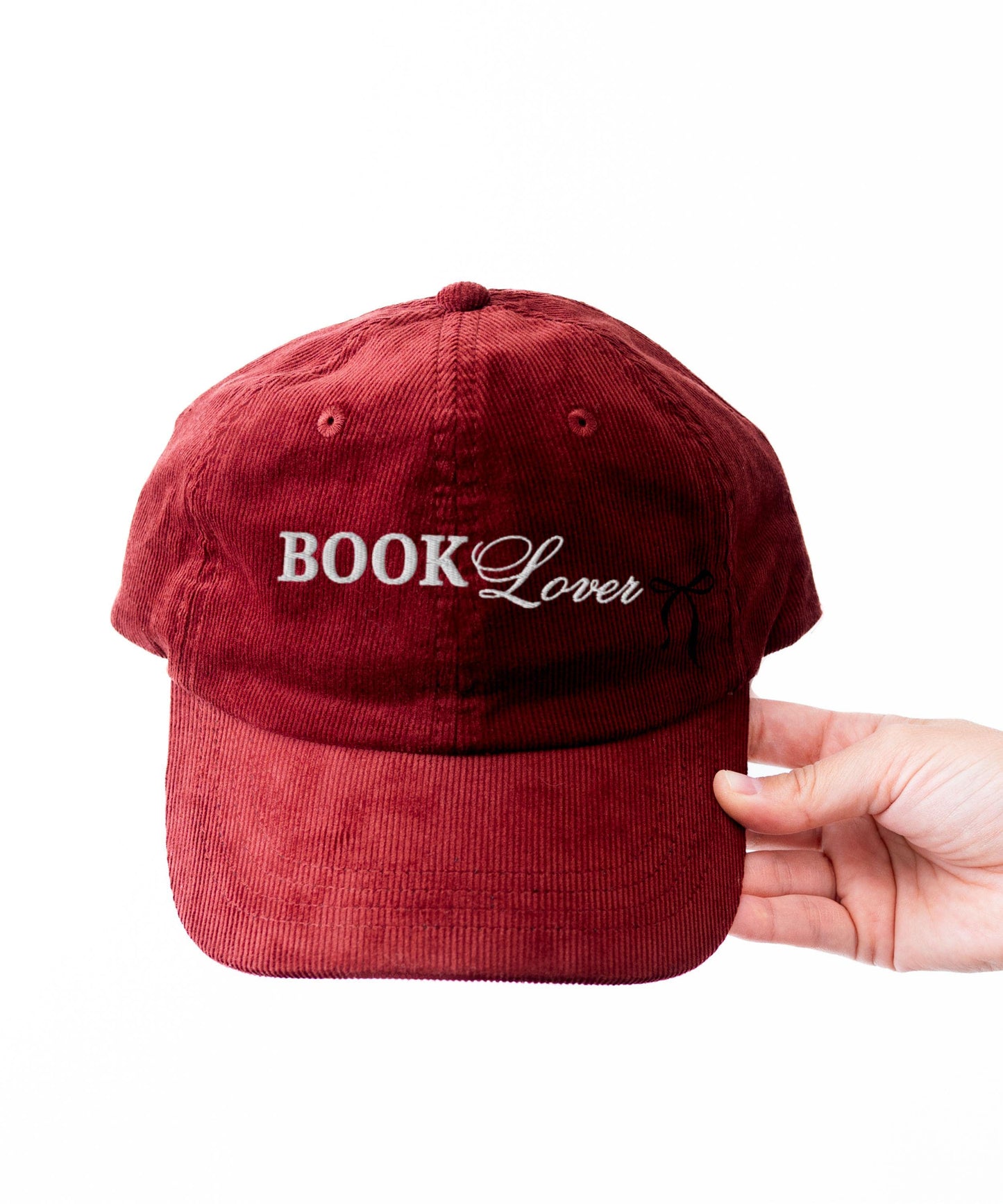 Book Lover Embroidered Corduroy Hat: Bookish Hat Fall Gift for Booklovers BookLover Gifts, Booklover Hat, Bookish Things, Bookclub Gift