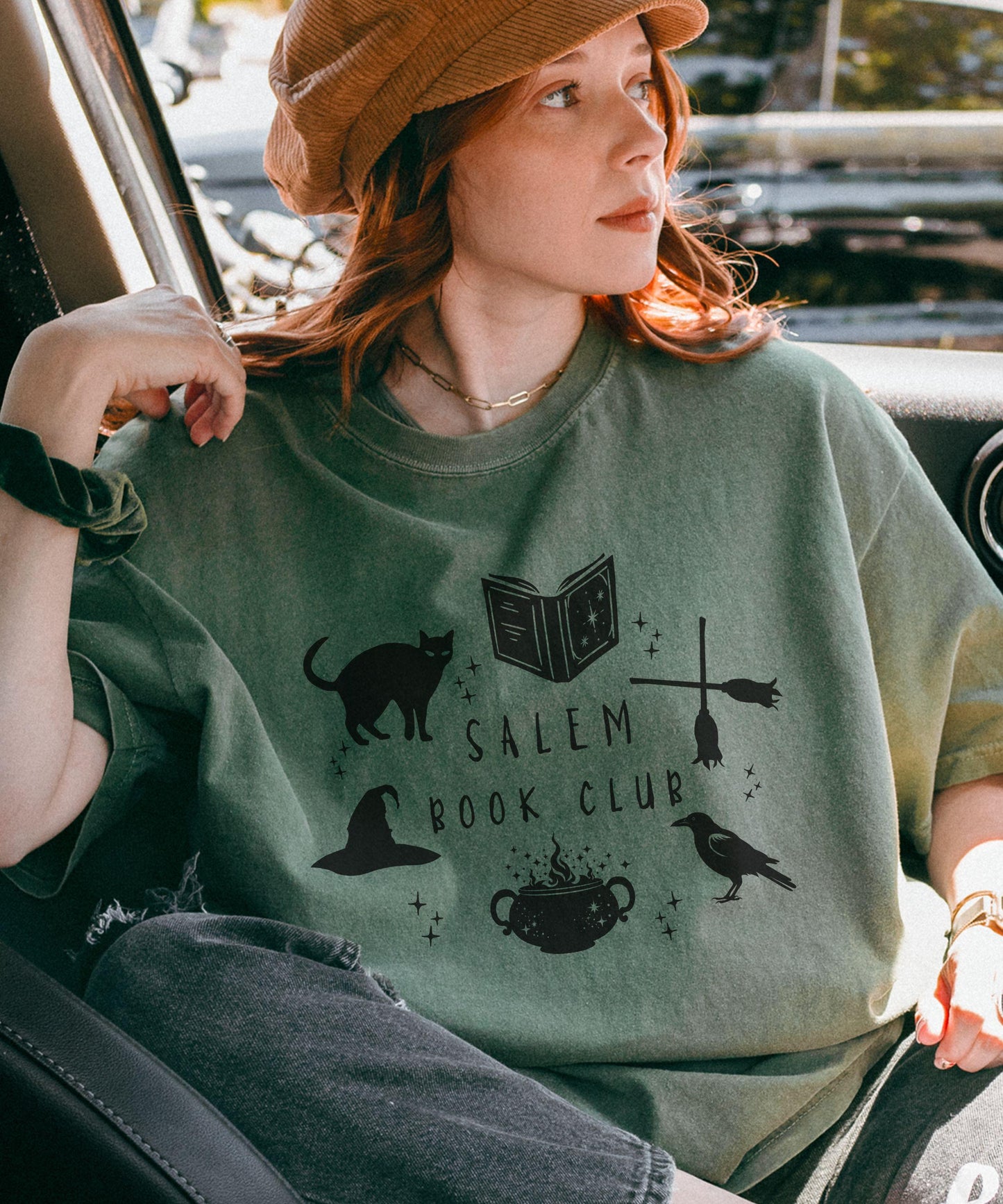 Salem Book Club Shirt: Halloween Shirts for Book Lovers, Bookish Halloween Tshirt, Witchy Book Shirts, Fall Apparel