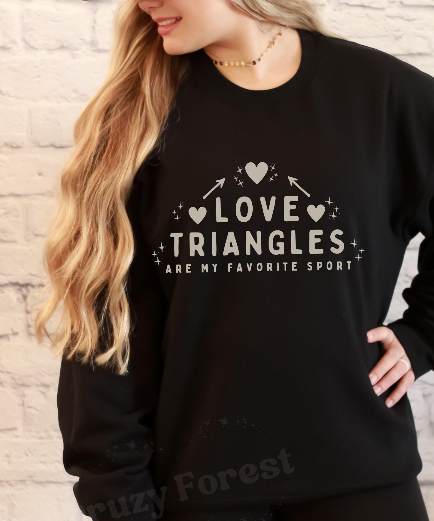 Love Triangles Sweatshirt, Love Triangles Are My Favorite Sport, Book Trope Shirt Romance Book Merch Romantasy Merch Morally Gray Sweatshirt