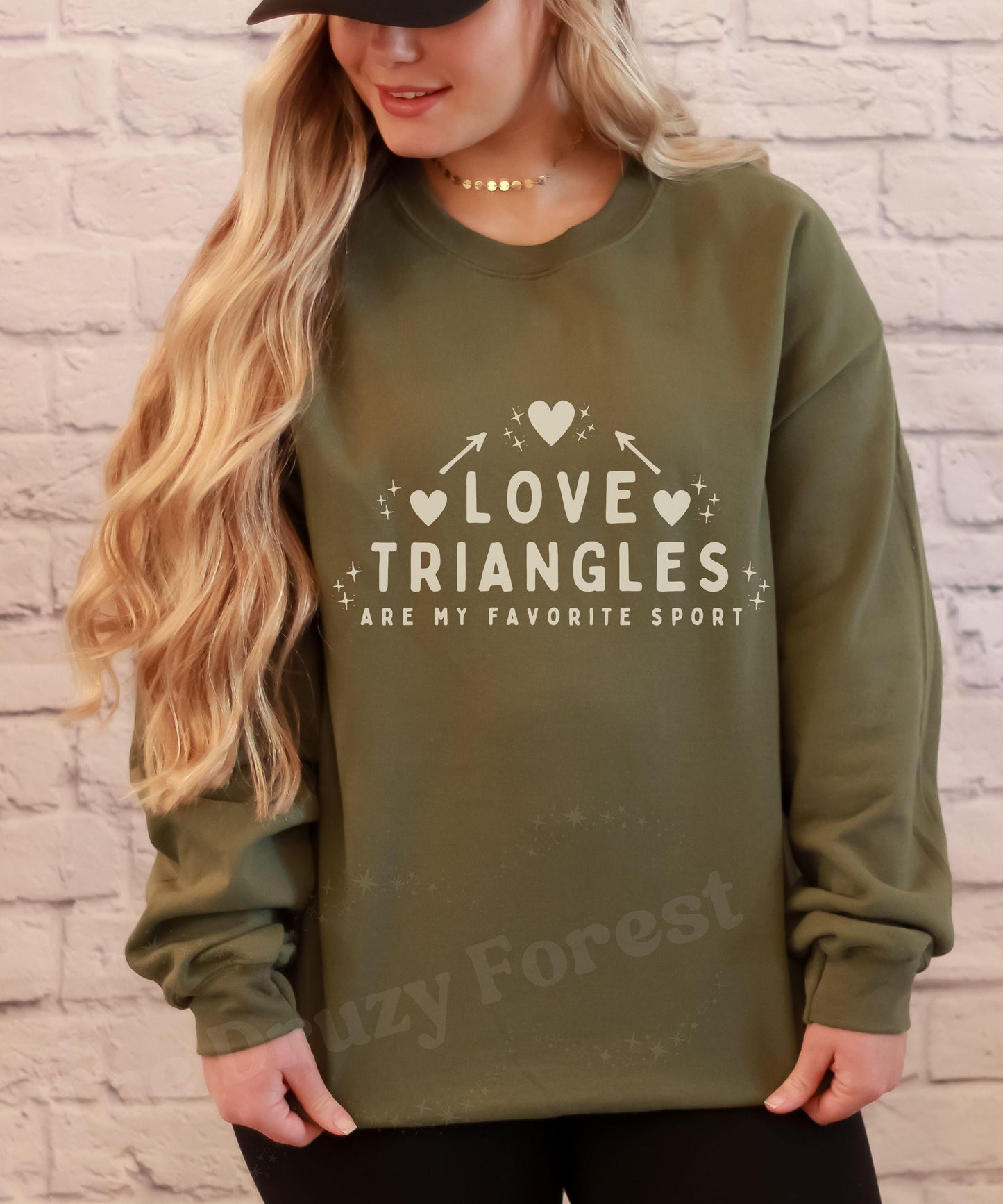 Love Triangles Sweatshirt, Love Triangles Are My Favorite Sport, Book Trope Shirt Romance Book Merch Romantasy Merch Morally Gray Sweatshirt
