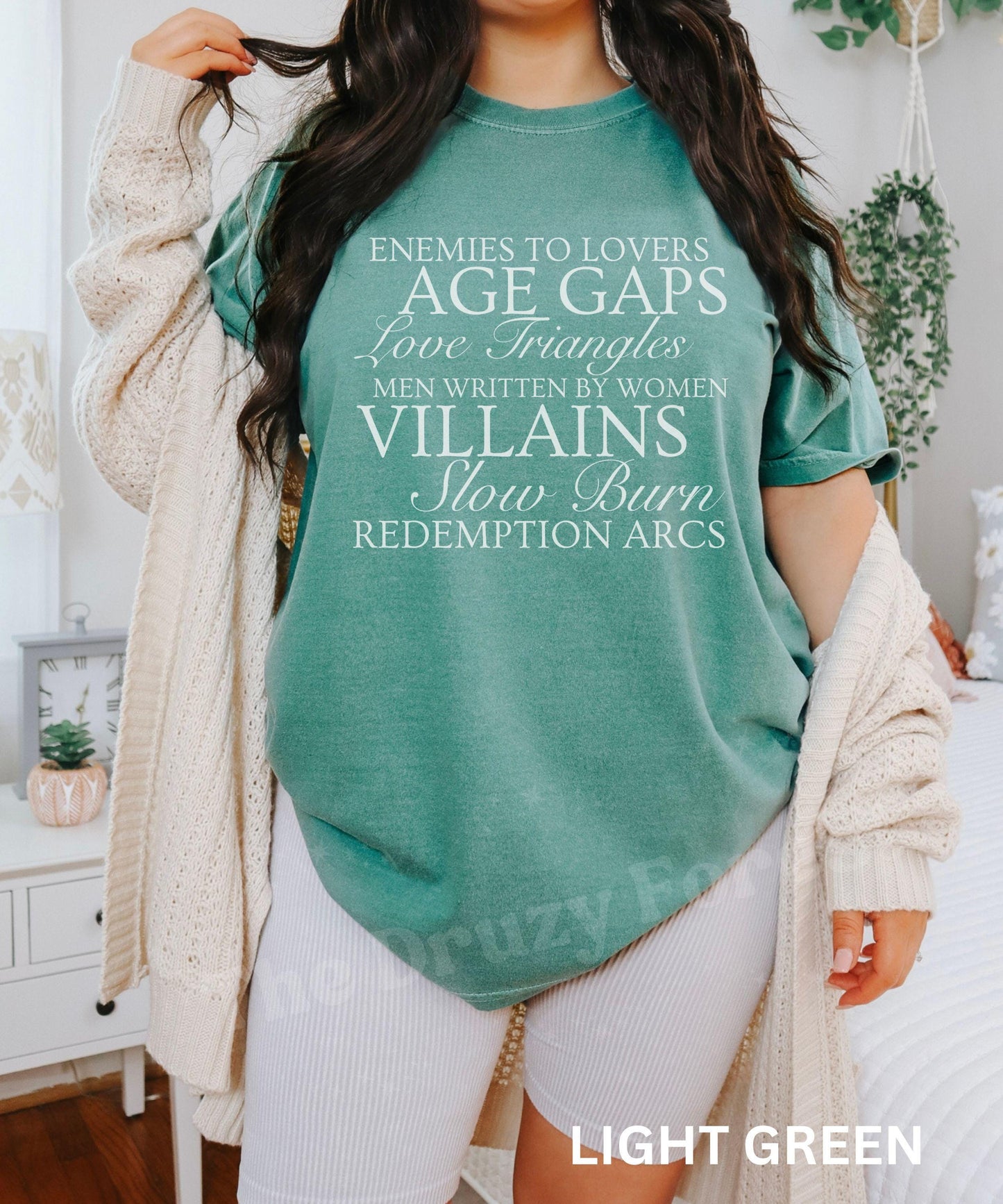 Book Tropes TShirt: Enemies To Lovers Slow Burn Shirt, Men Written By Women Shirt, Villain Lover Booklover Gift, Author Shirt, Booktok Merch