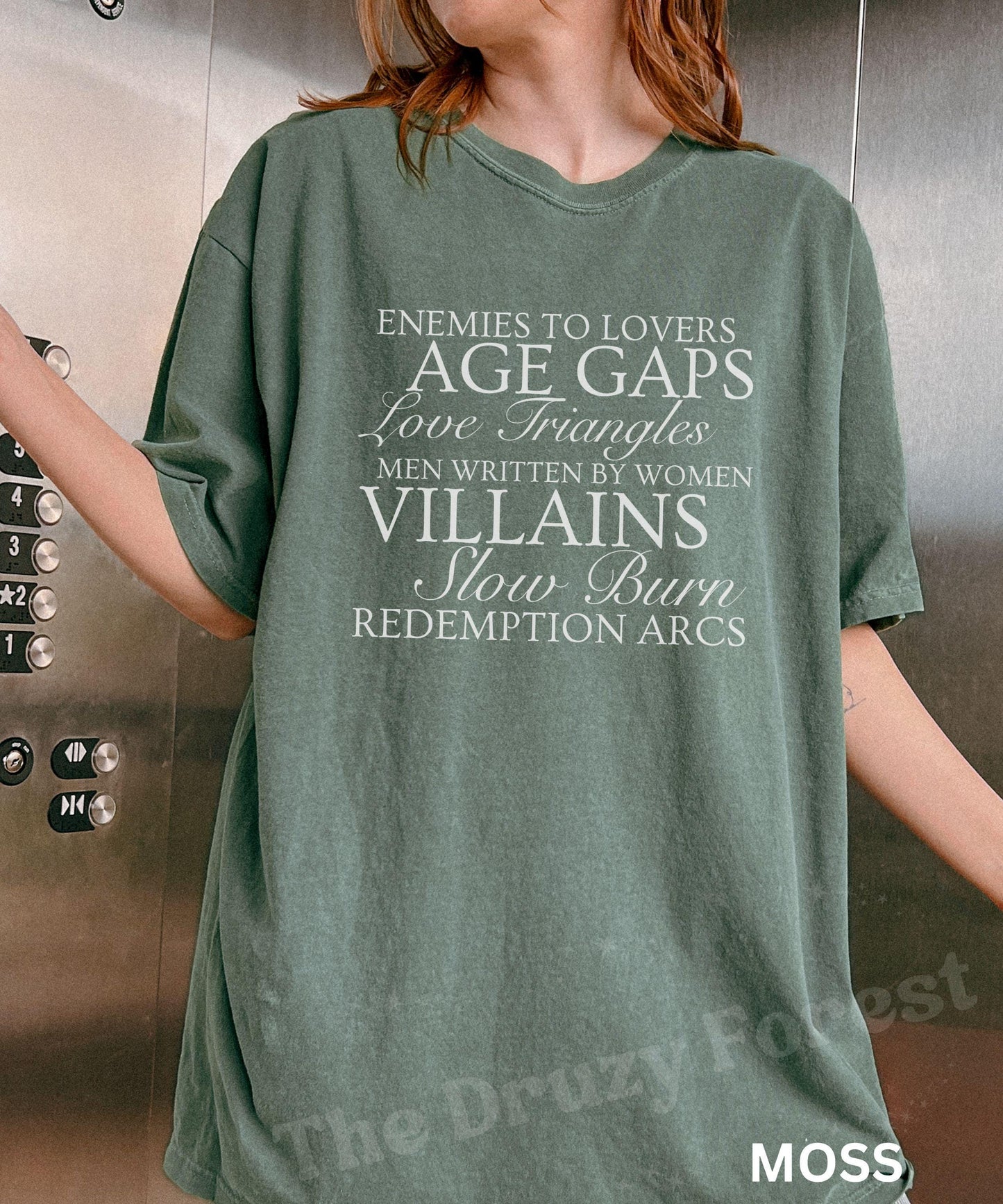 Book Tropes TShirt: Enemies To Lovers Slow Burn Shirt, Men Written By Women Shirt, Villain Lover Booklover Gift, Author Shirt, Booktok Merch