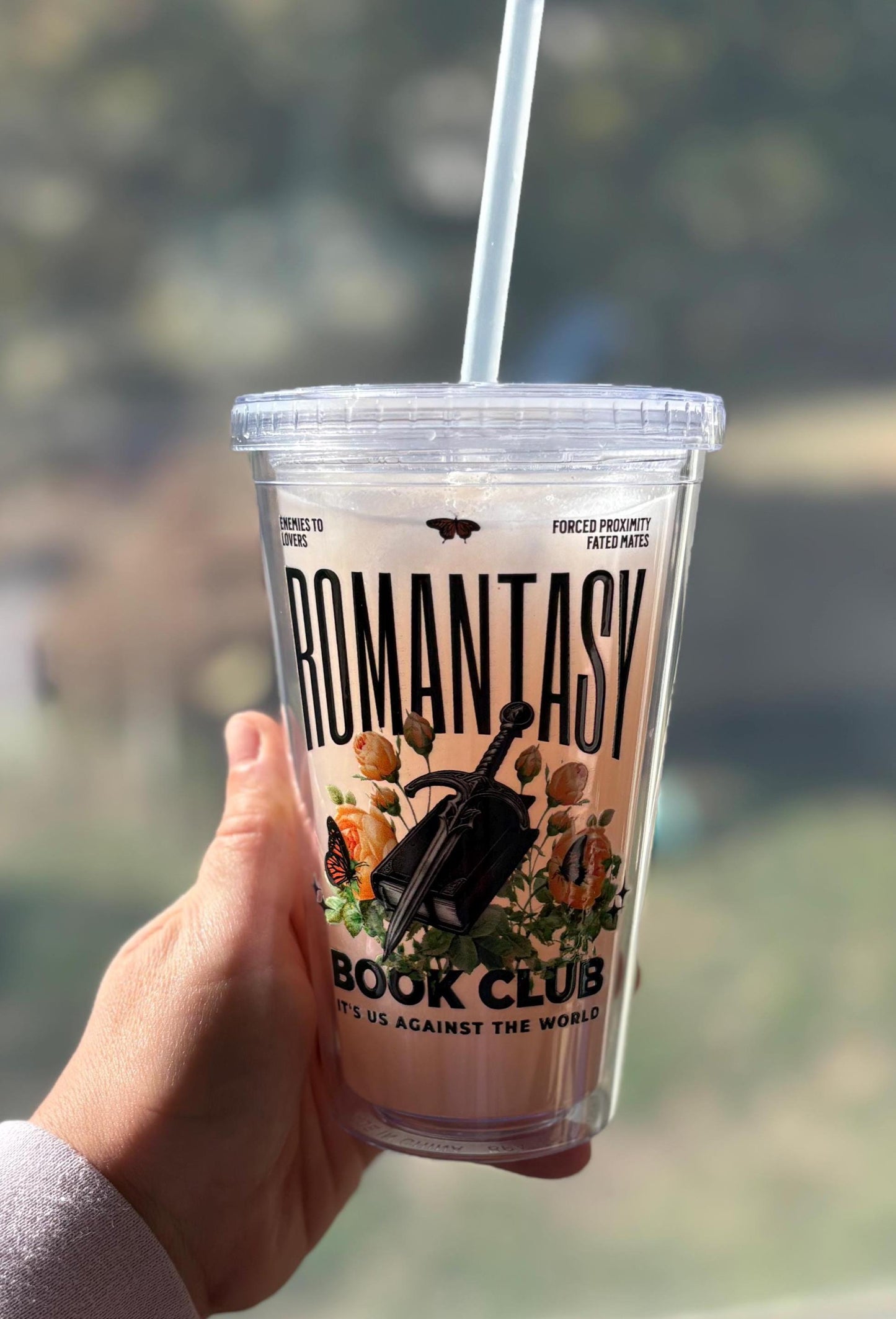 Romantasy Book Club Clear Acrylic Tumbler, Book Lover Tumbler, Romantasy Merch, Romance Book Merch, Booklover Gifts