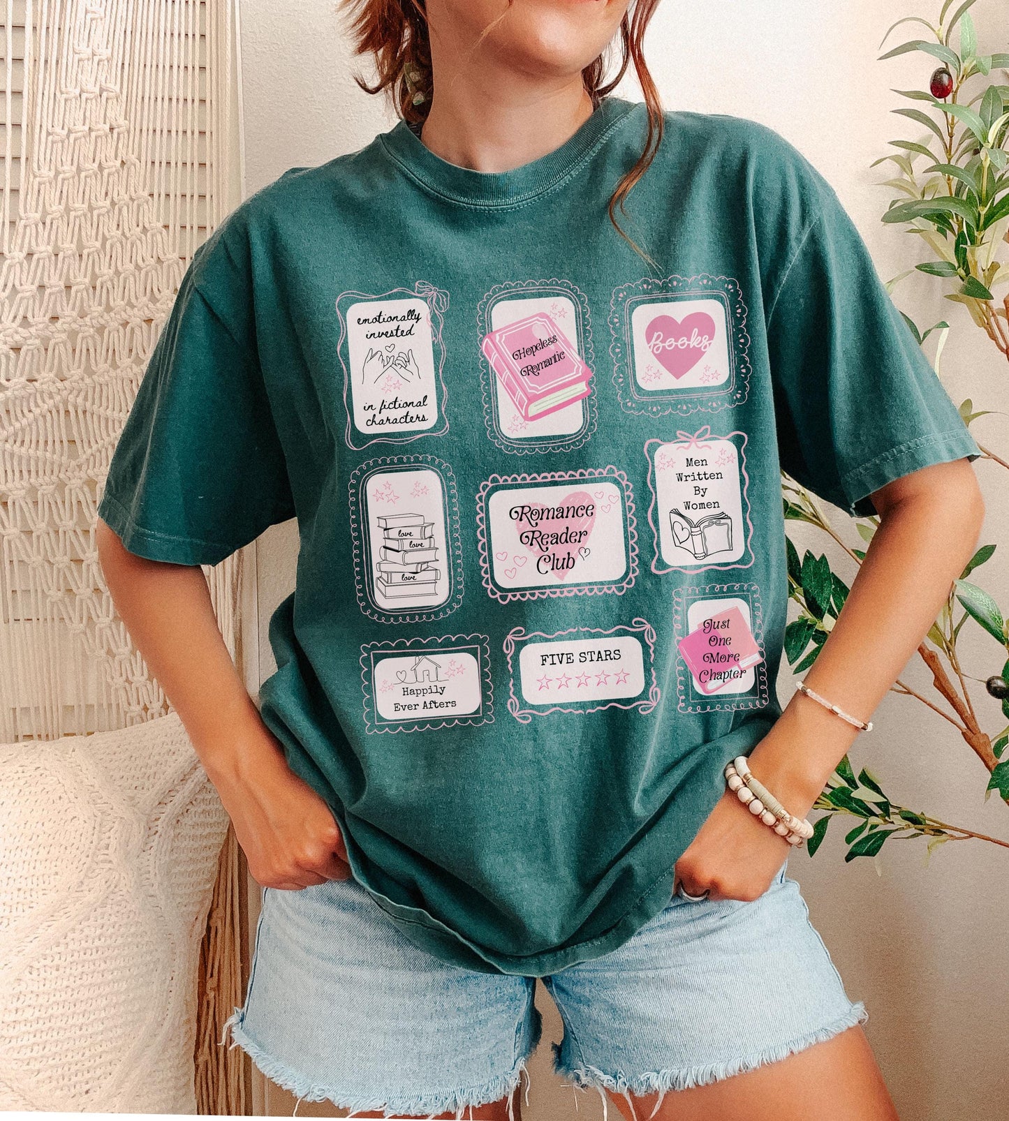 Romance Reader Club Bookish Stamp Shirt, Hopeless Romantic Book Trope Shirt, Booklover Gift, Spice Reader Small Town Romance Book Club Shirt