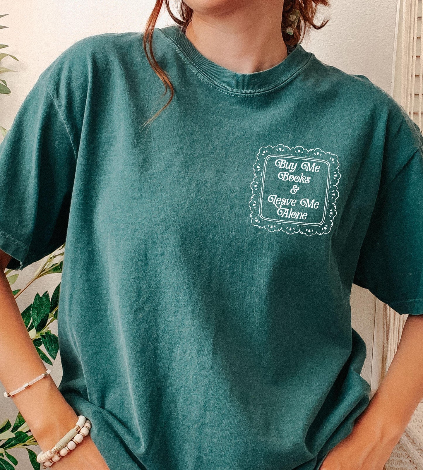 Buy Me Books and Leave Me Alone Shirt, Booklover Gift, Bookish Shirts for Moms, Booktrovert Tshirt, Tired Mom Shirt Coquette Reading Shirts