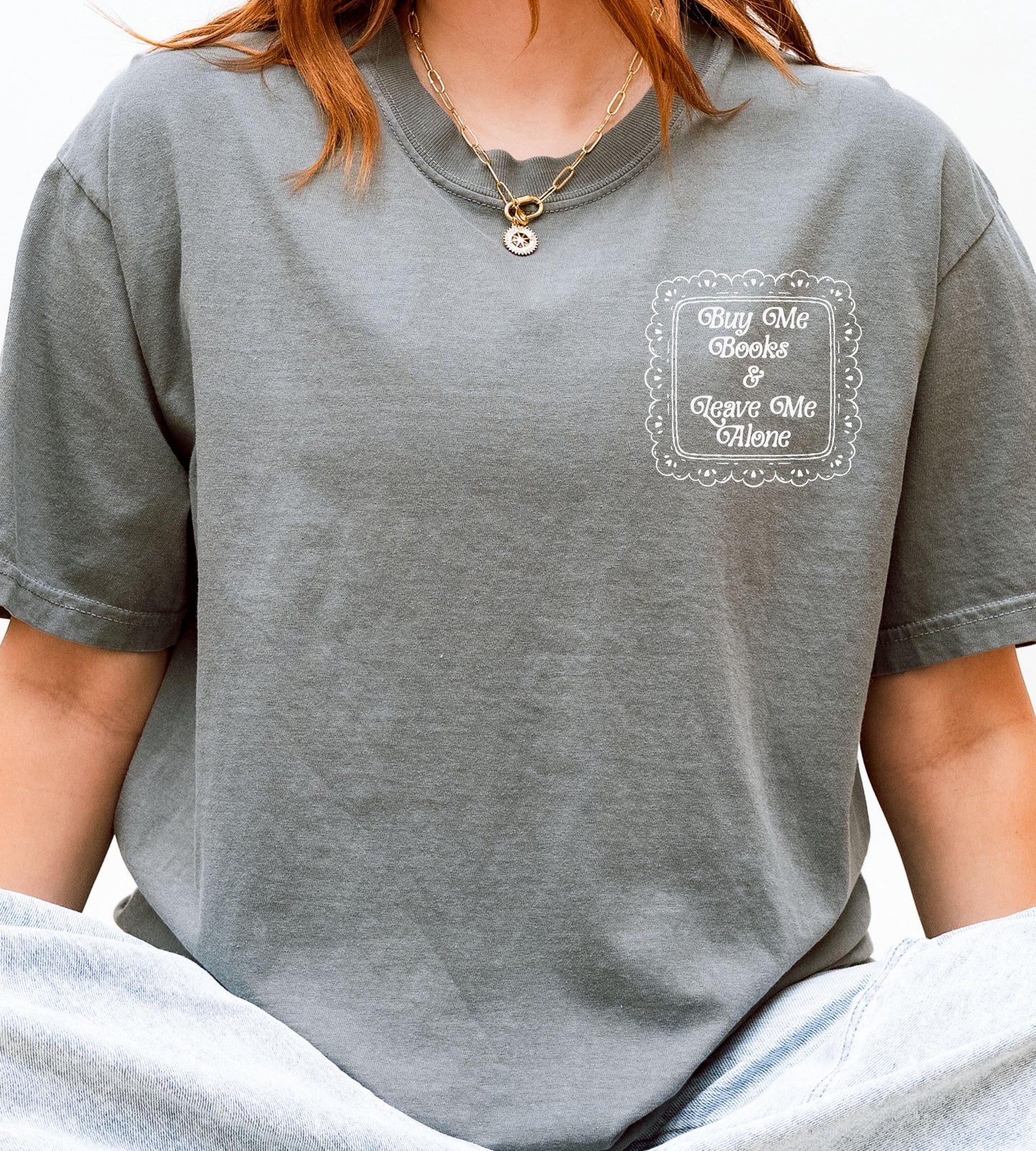 Buy Me Books and Leave Me Alone Shirt, Booklover Gift, Bookish Shirts for Moms, Booktrovert Tshirt, Tired Mom Shirt Coquette Reading Shirts