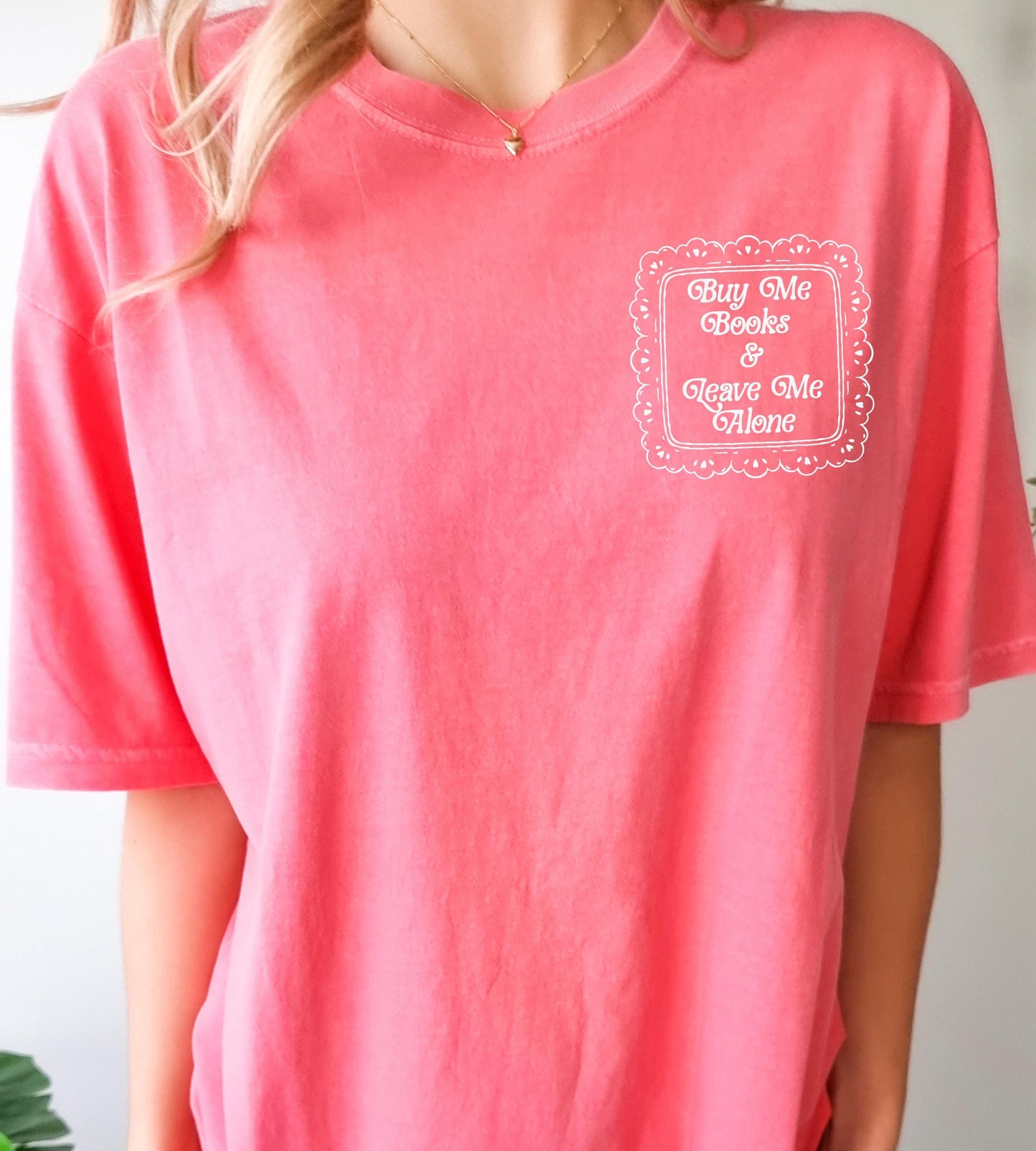 Buy Me Books and Leave Me Alone Shirt, Booklover Gift, Bookish Shirts for Moms, Booktrovert Tshirt, Tired Mom Shirt Coquette Reading Shirts