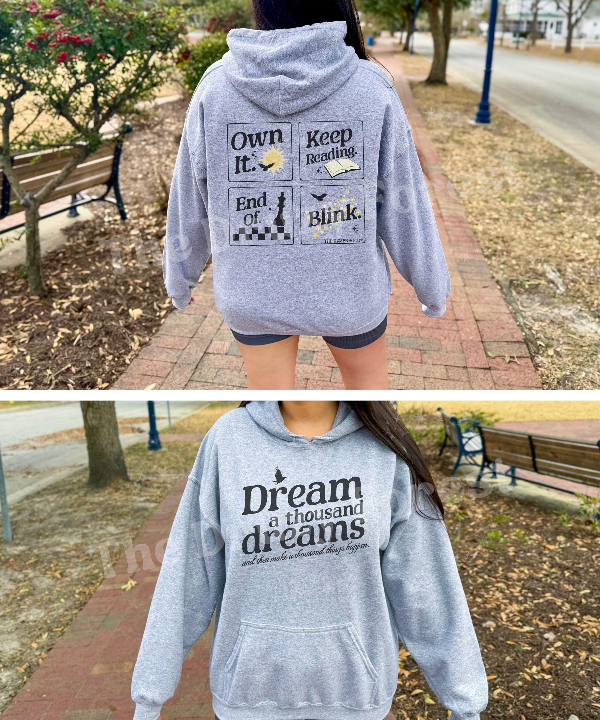The Ravenhood Dream a Thousand Dreams Hoodie: Licensed Kate Stewart, Keep Reading Dominic Tobias King, Sean, Tyler Jennings Sweatshirt