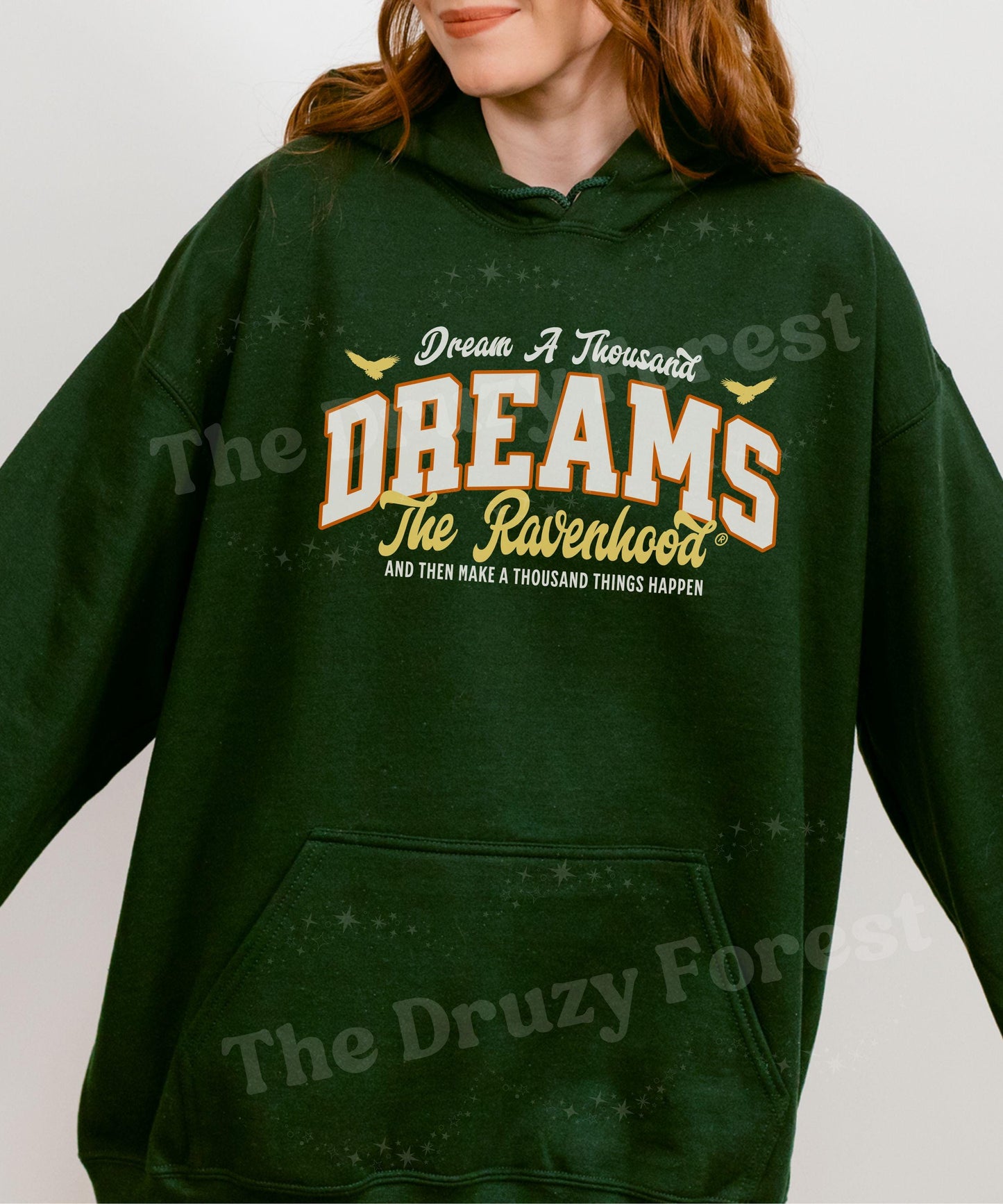 The Ravenhood Hoodie, Dream a Thousand Dreams Licensed Kate Stewart Book Merch, Tobias King Quote Hoodie, Ravenhood Sweatshirt