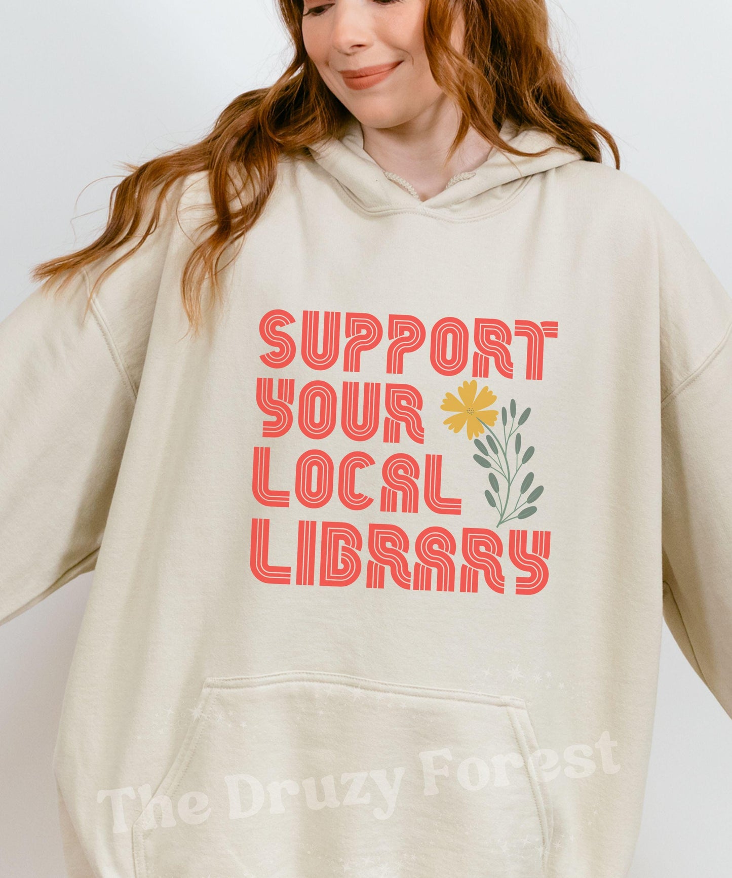 Support Your Local Library Hoodie, Protect Libraries Sweatshirt, Book Related Gifts, Banned Books Activist Sweatshirt, Bookish Hoodie