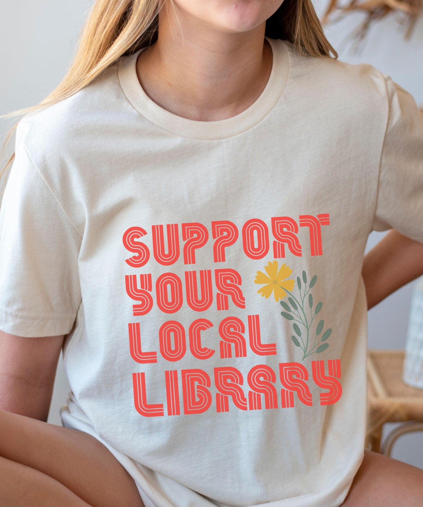 Support Your Local Library Shirt Kids and Family, Protect Libraries Shirt, Book Related Gifts, Banned Books Activist Shirt Bookish Tees