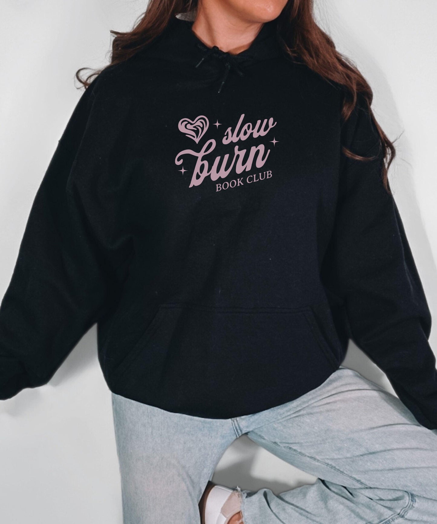 Slow Burn Book Club Hoodie, Bookish Hoodie, Book Related Gifts, Smut reader Sweatshirt, Book Trope Shirt, Romance Book Merch
