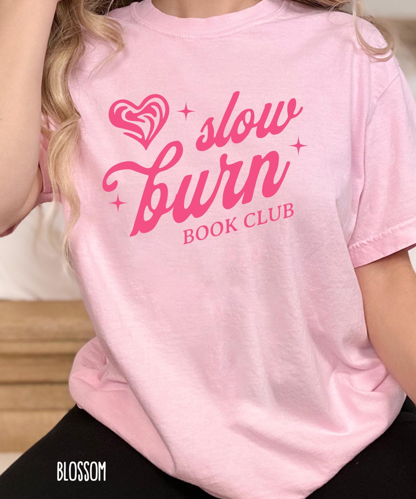 Slow Burn Book Club Comfort Colors Tshirt, Book Related Gifts, Book Trope Shirt, Romance Book Merch Bookish Tees, Smut reader Shirt