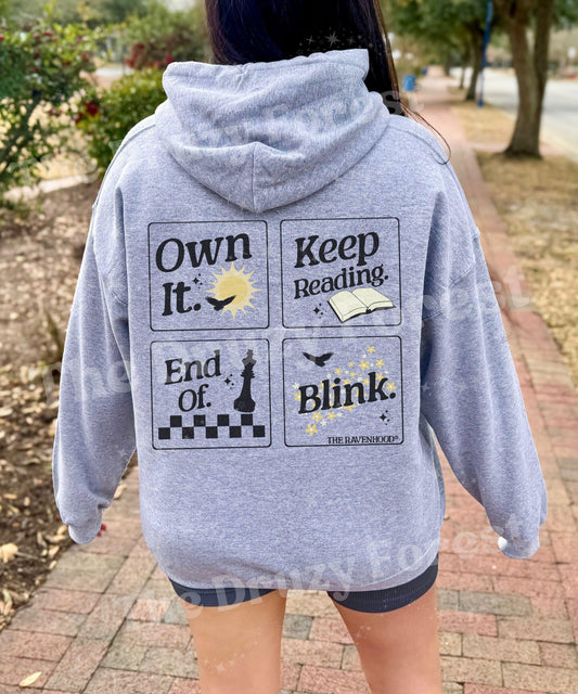 The Ravenhood Dream a Thousand Dreams Hoodie: Licensed Kate Stewart, Keep Reading Dominic Tobias King, Sean, Tyler Jennings Sweatshirt