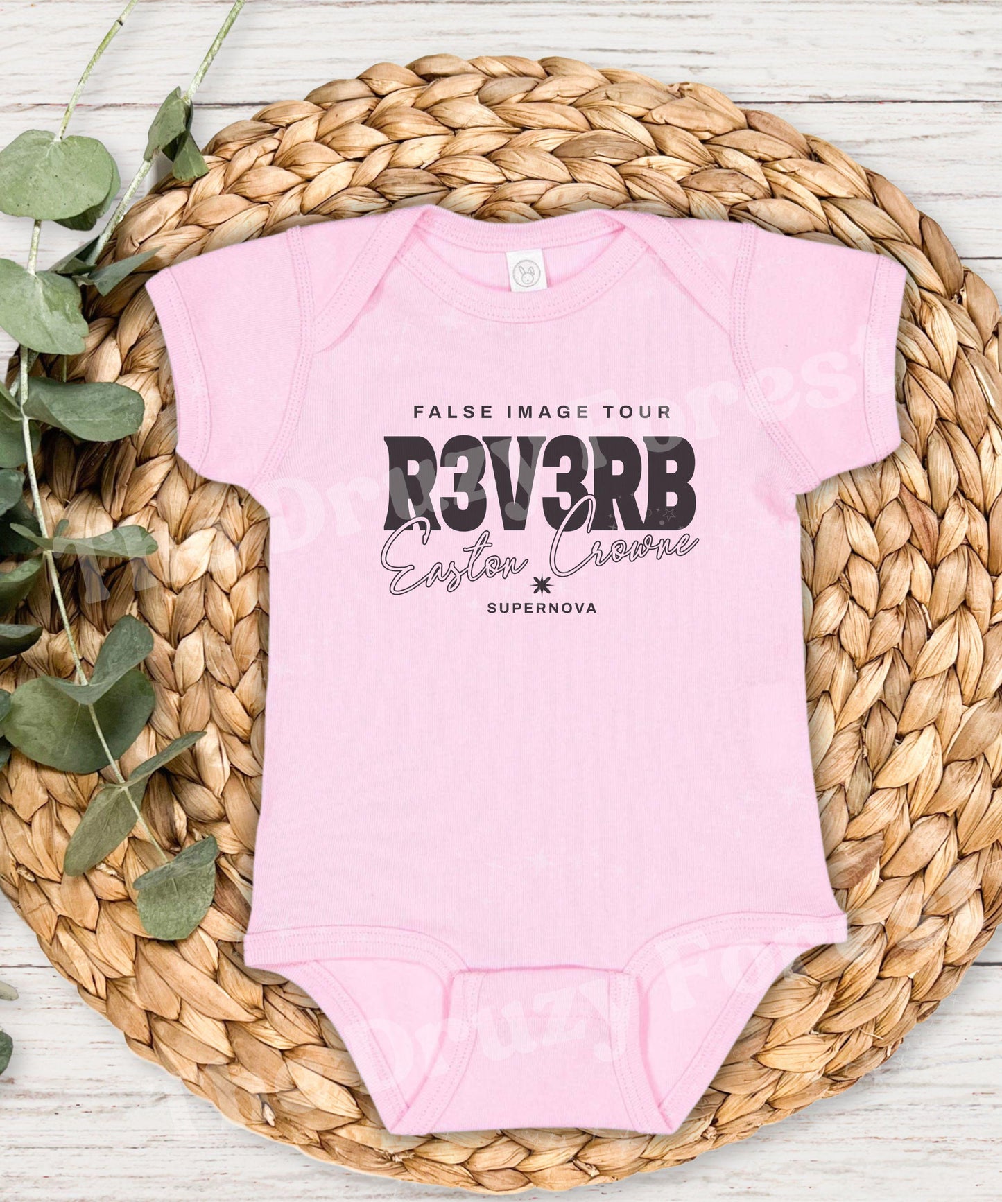 R3V3RB Band Easton Crowne Supernova Baby Bodysuit, Bittersweet Symphony Reverse Book Series Merch, Licensed Kate Stewart Baby Gift