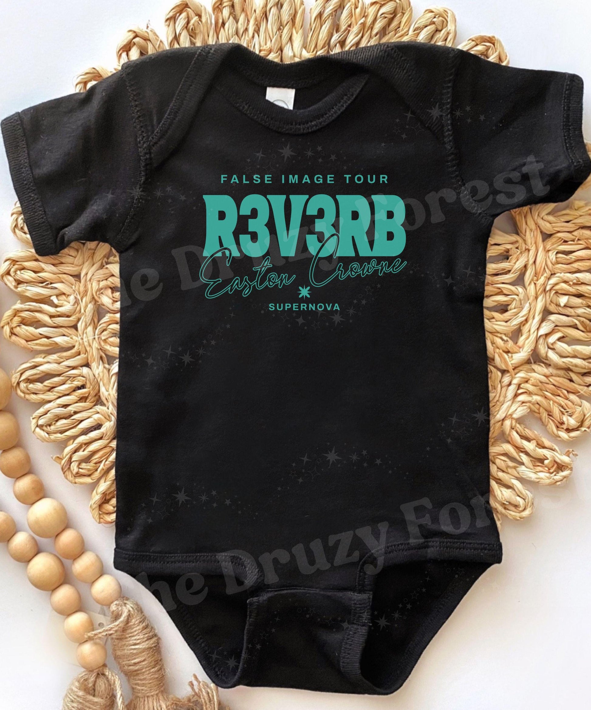 R3V3RB Band Easton Crowne Supernova Baby Bodysuit, Bittersweet Symphony Reverse Book Series Merch, Licensed Kate Stewart Baby Gift