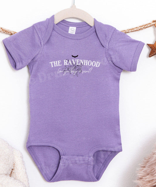 The Ravenhood Book Series Baby Bodysuit, Can You Keep A Secret? Licensed Kate Stewart Book Merch, Bookish Baby Shower Gifts