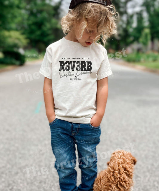 Reverse By Kate Stewart Licensed Matching Family Band Shirts, R3V3RB Fictional Book Band Tshirt Kids, Supernova Easton Crowne Toddler Tee