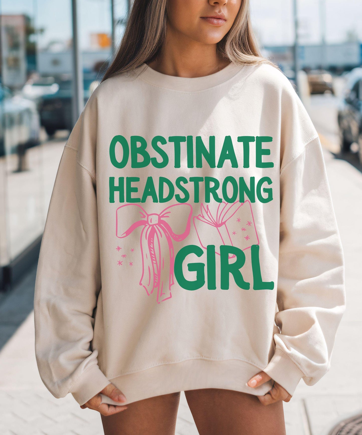 Obstinate Headstrong Girl Jane Austen Sweatshirt, Literary Shirt, Classic Literature Feminist Shirt, Pride and Prejudice Jane Austen Gifts