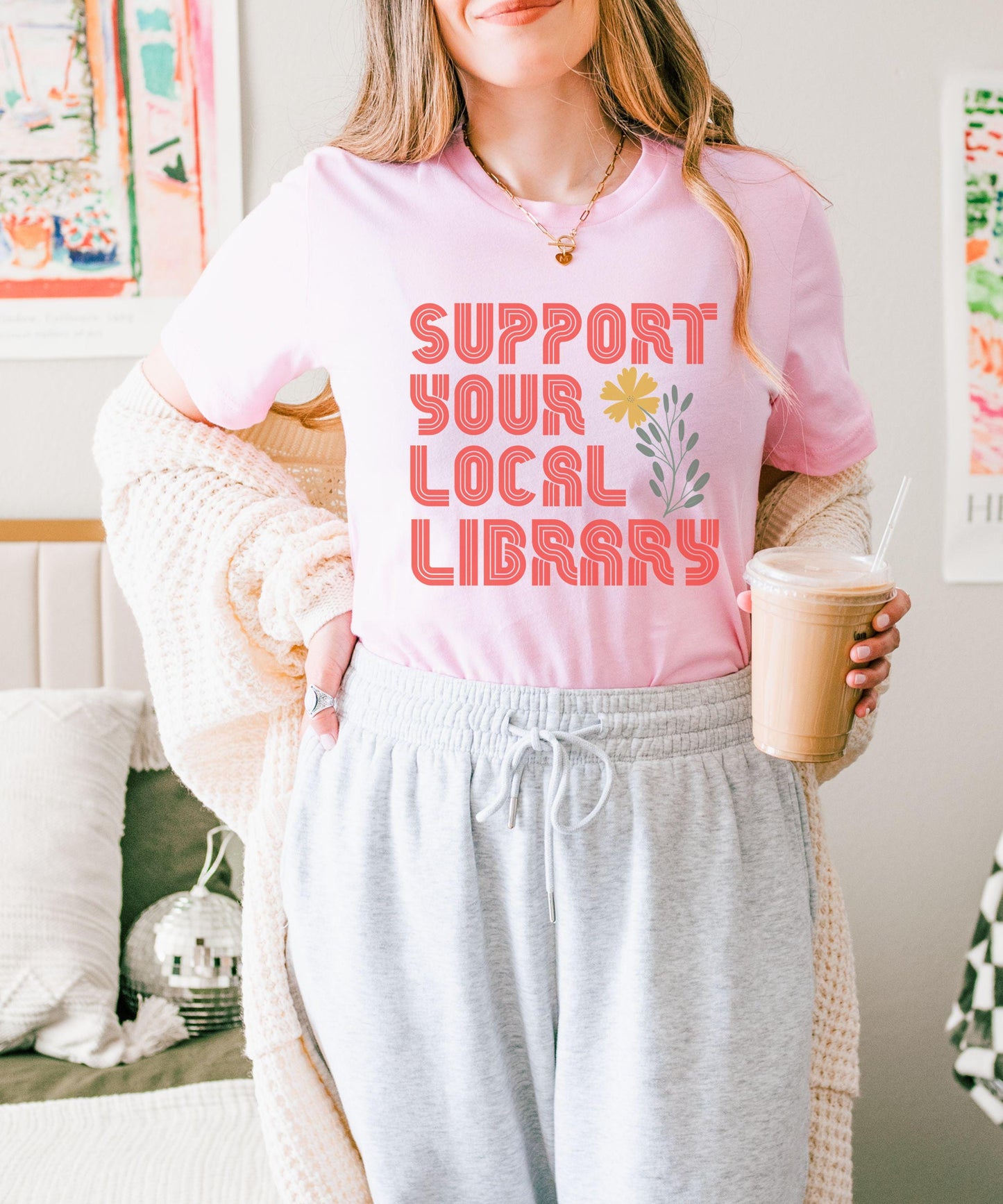 Support Your Local Library Shirt Kids and Family, Protect Libraries Shirt, Book Related Gifts, Banned Books Activist Shirt Bookish Tees