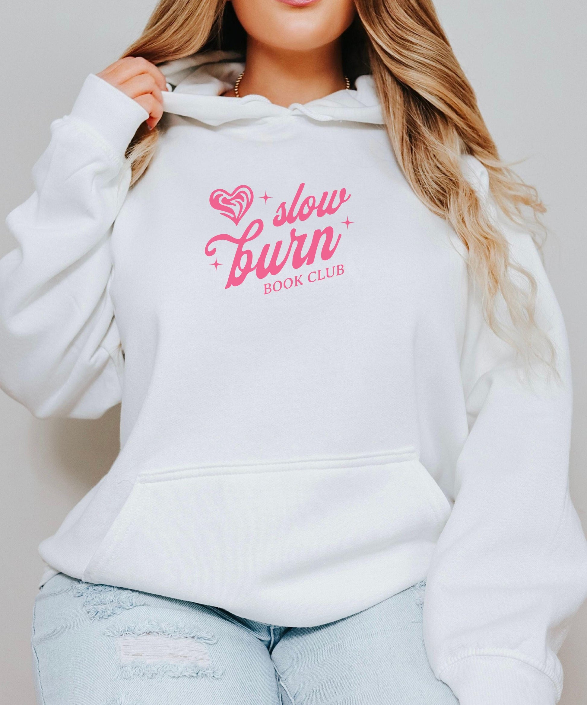 Slow Burn Book Club Hoodie, Bookish Hoodie, Book Related Gifts, Smut reader Sweatshirt, Book Trope Shirt, Romance Book Merch