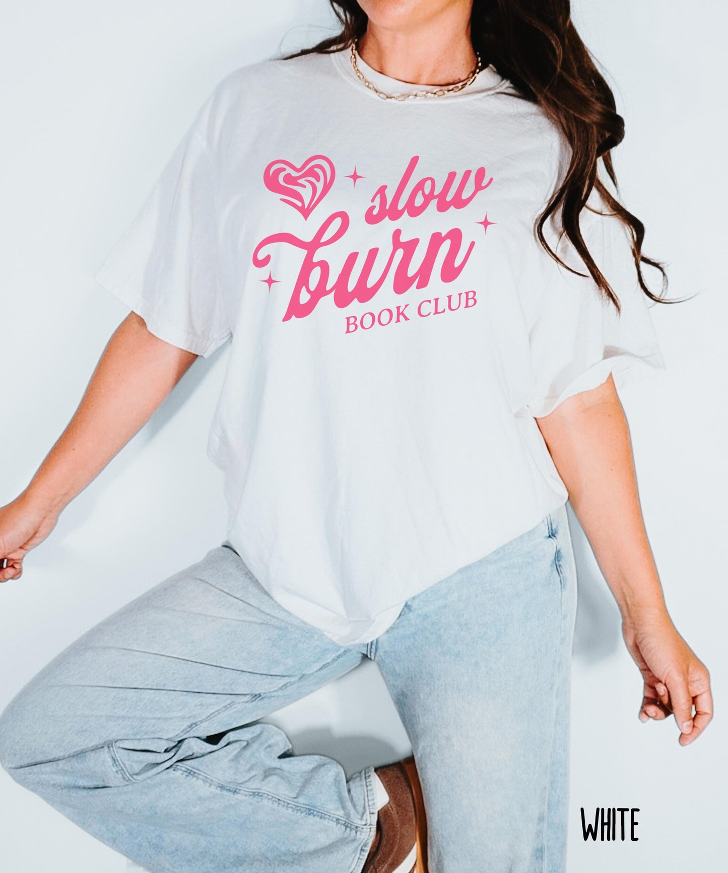 Slow Burn Book Club Comfort Colors Tshirt, Book Related Gifts, Book Trope Shirt, Romance Book Merch Bookish Tees, Smut reader Shirt