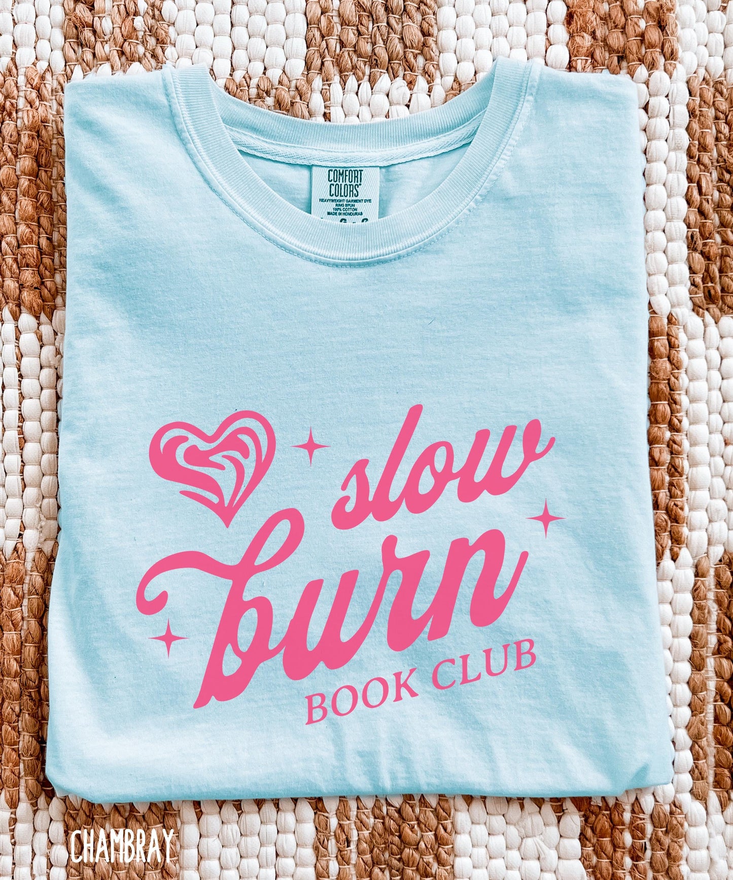 Slow Burn Book Club Comfort Colors Tshirt, Book Related Gifts, Book Trope Shirt, Romance Book Merch Bookish Tees, Smut reader Shirt