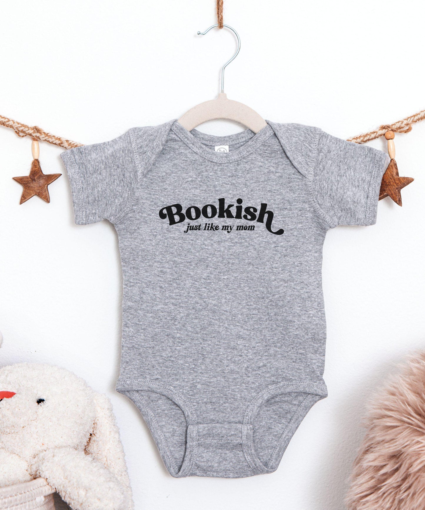 Bookish Just Like My Mom, Book Lover Baby Shower Gift, Book Baby Bodysuit, Bookworm baby Gift