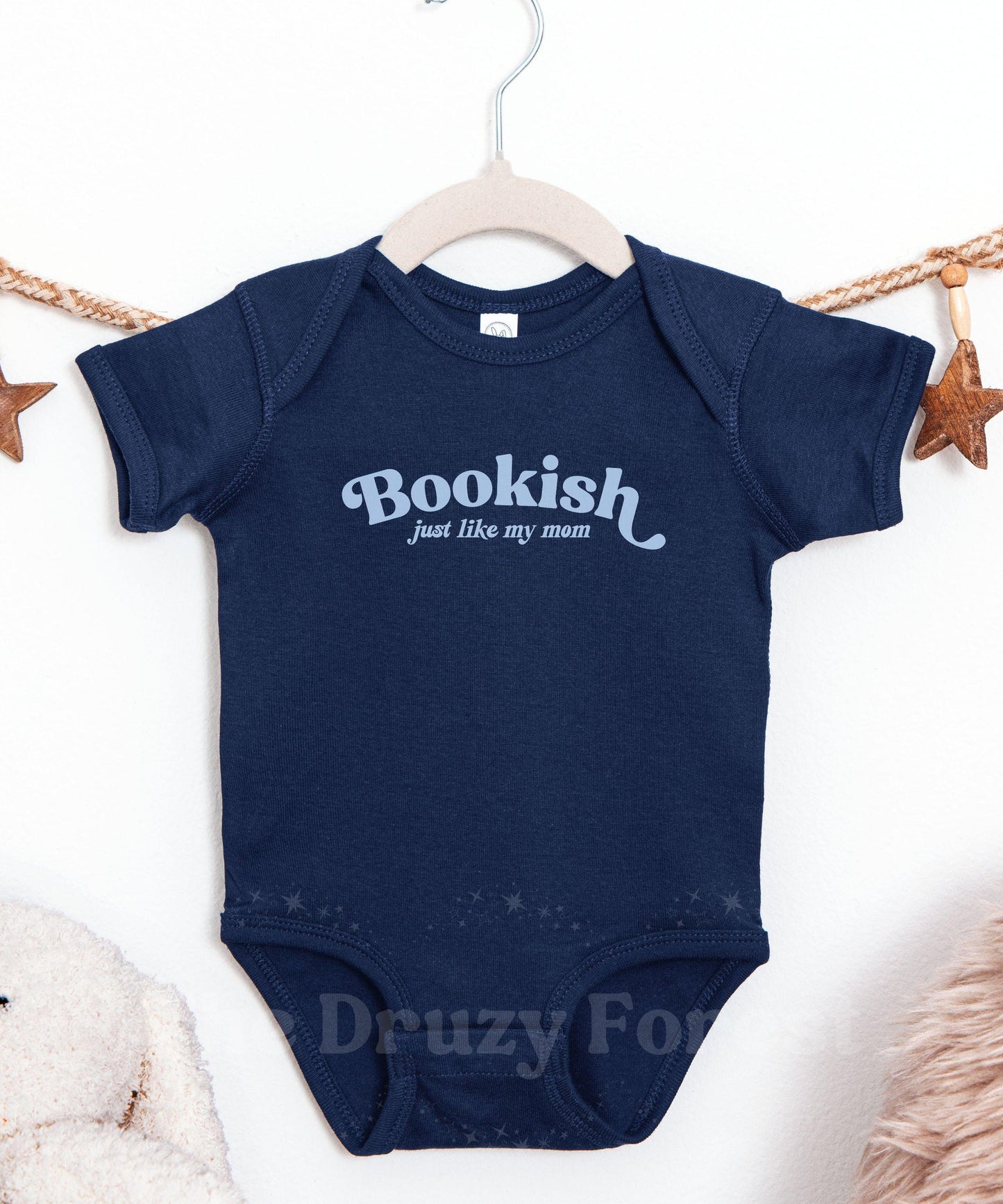 Bookish Just Like My Mom, Book Lover Baby Shower Gift, Book Baby Bodysuit, Bookworm baby Gift