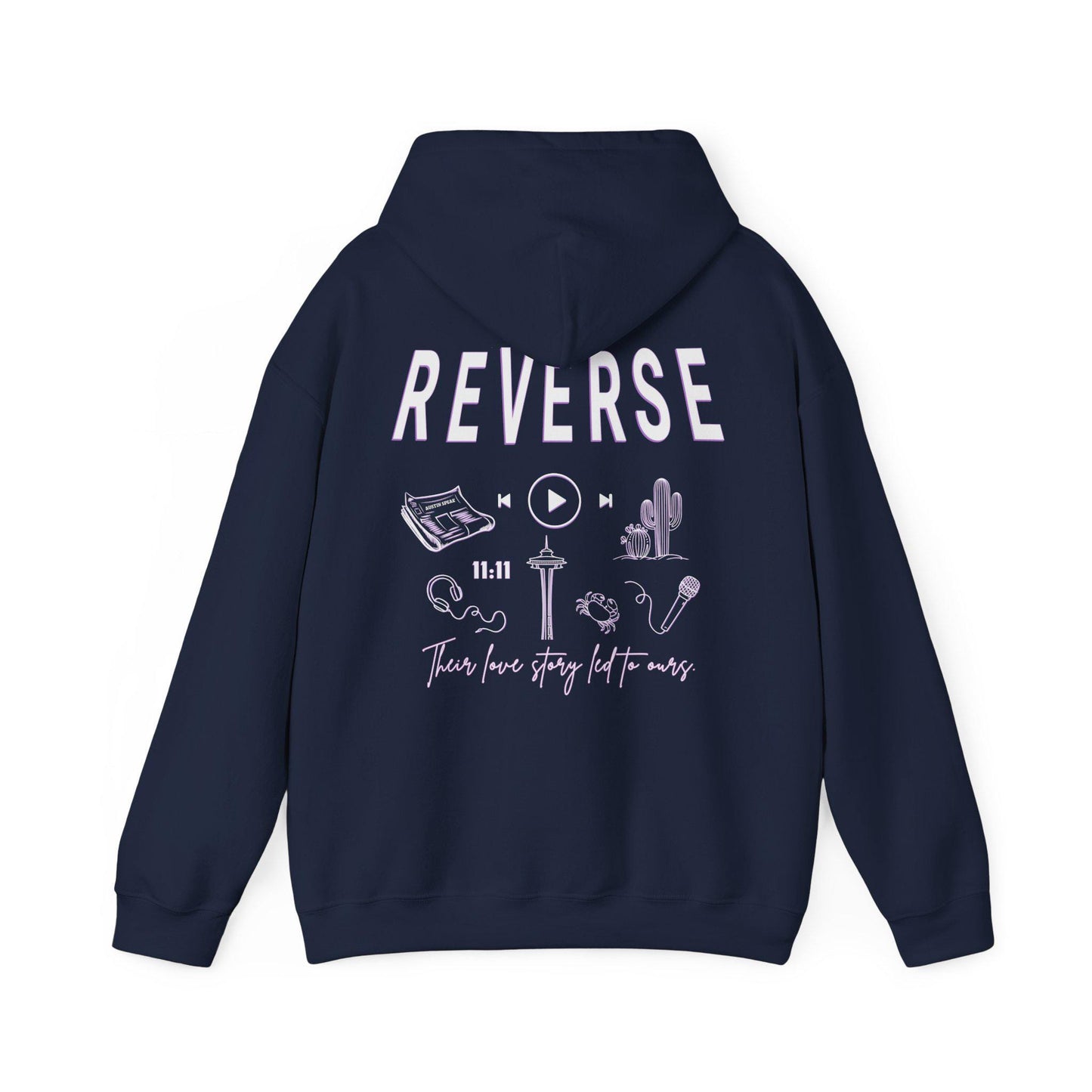 Drive and Reverse Hoodie, Licensed Kate Stewart Book Series Merch, The Bittersweet Symphony Duet Easton, Reid Crowne Nate Butler Sweatshirt