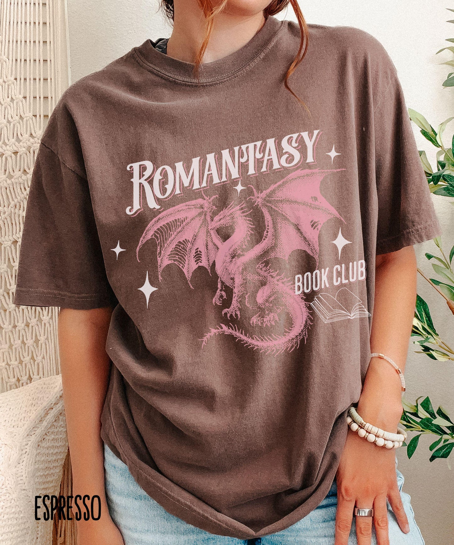 Romantasy Book Club Dragon Shirt, Dragon Gifts for Book Lovers, Fantasy Romance Book Merch, Book Dragon, Dark Romance Shirt