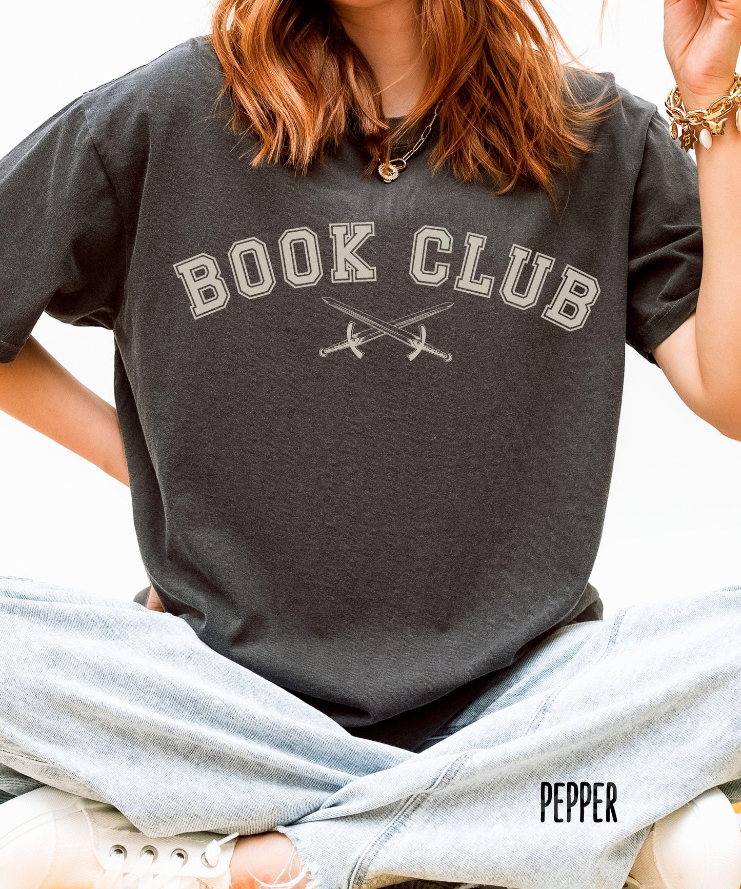Fantasy Book Club Sword Shirt, Subtle Book Merch, Smut Reader Shirt, Romantasy Book Merch, Sword Crossing Tee