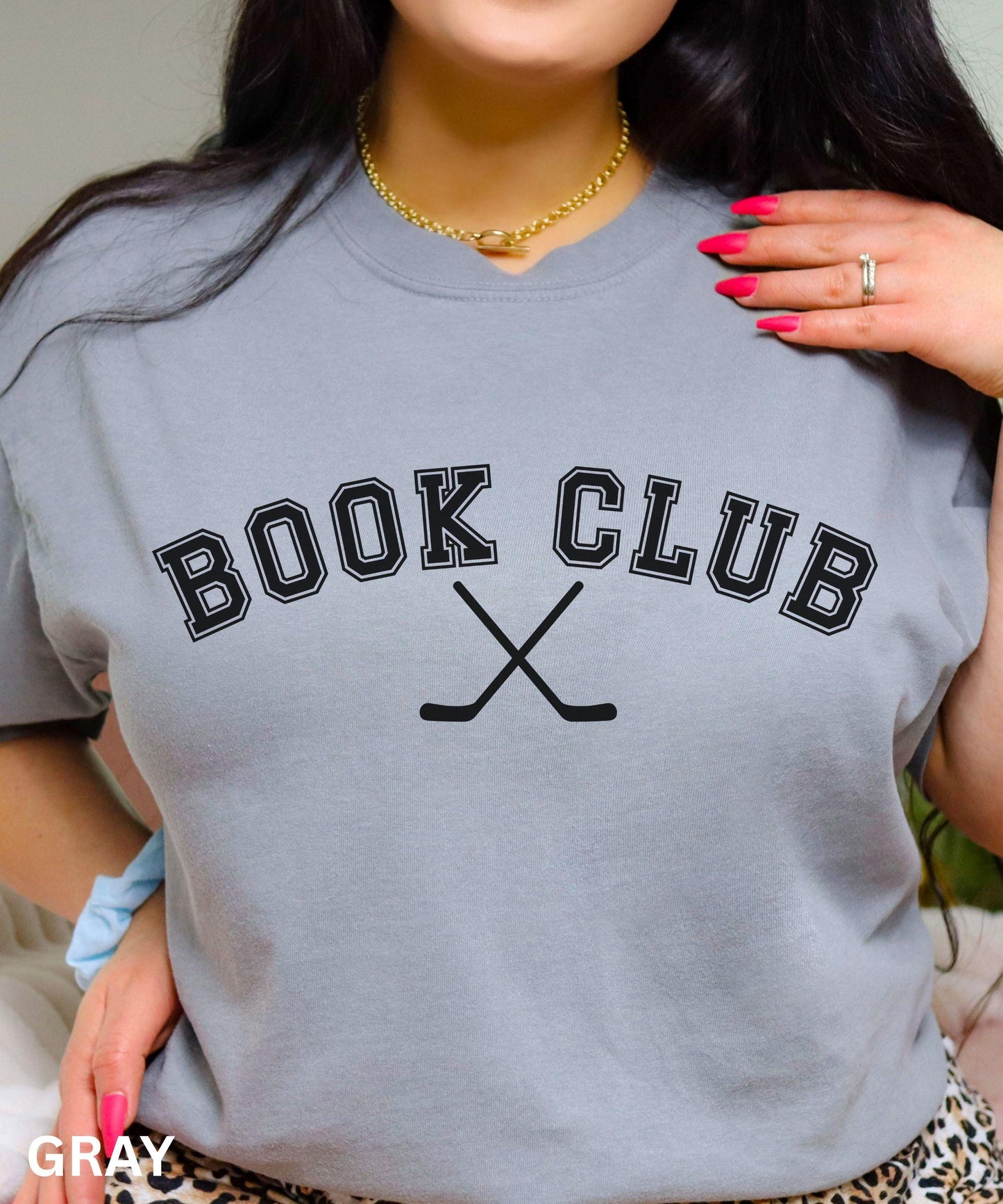 Hockey Book Club Comfort Colors Shirt, Subtle Book Merch, Smut Reader Shirt, Hockey Romance Book Merch, Hockey Sticks Shirt