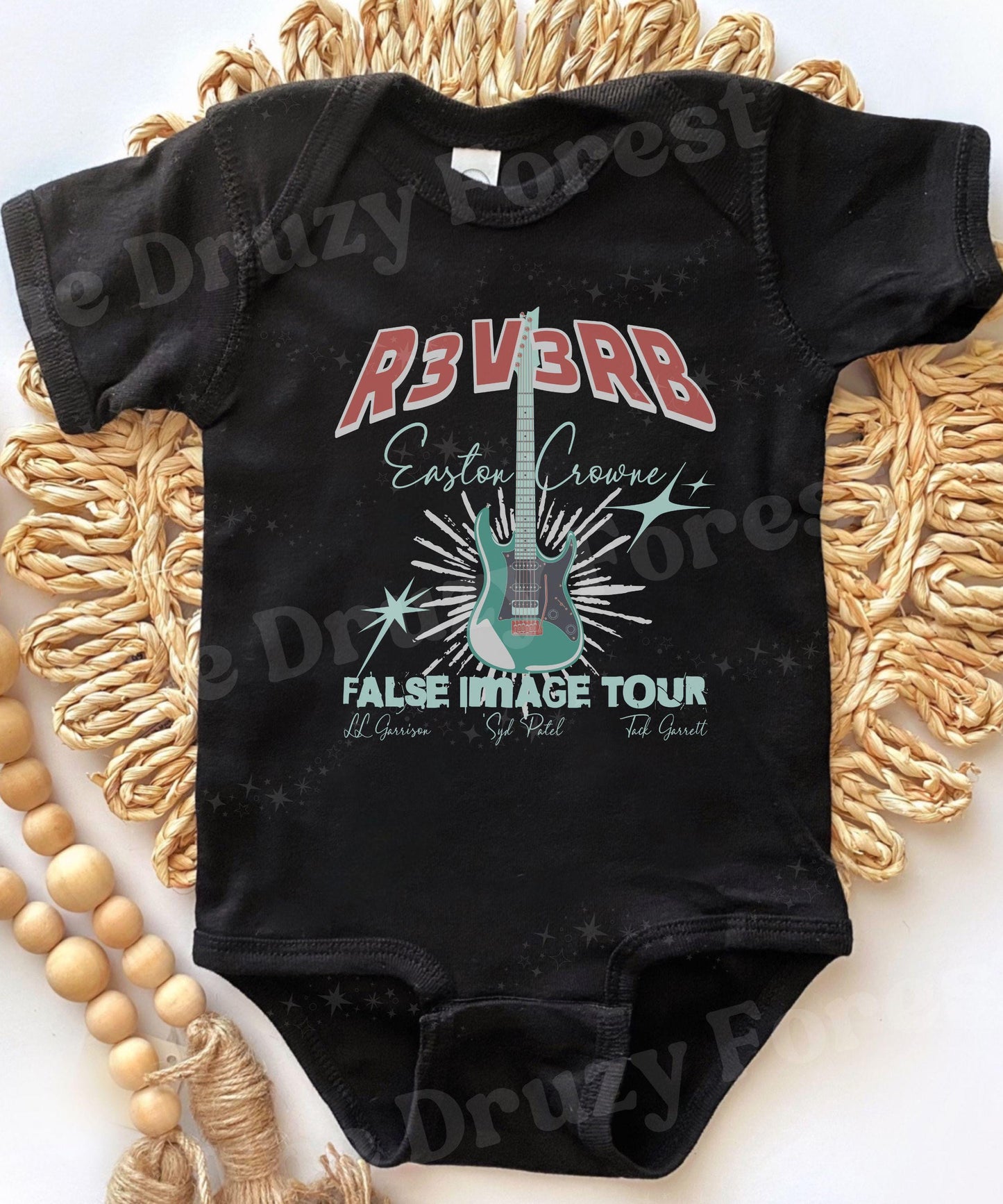 R3V3RB Band Baby Bodysuit Licensed Kate Stewart Book Series Merch, Easton Crowne Reverb Bittersweet Symphony Duet, Bookish Baby Shower Gift