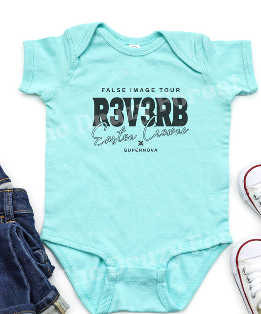 R3V3RB Band Easton Crowne Supernova Baby Bodysuit, Bittersweet Symphony Reverse Book Series Merch, Licensed Kate Stewart Baby Gift
