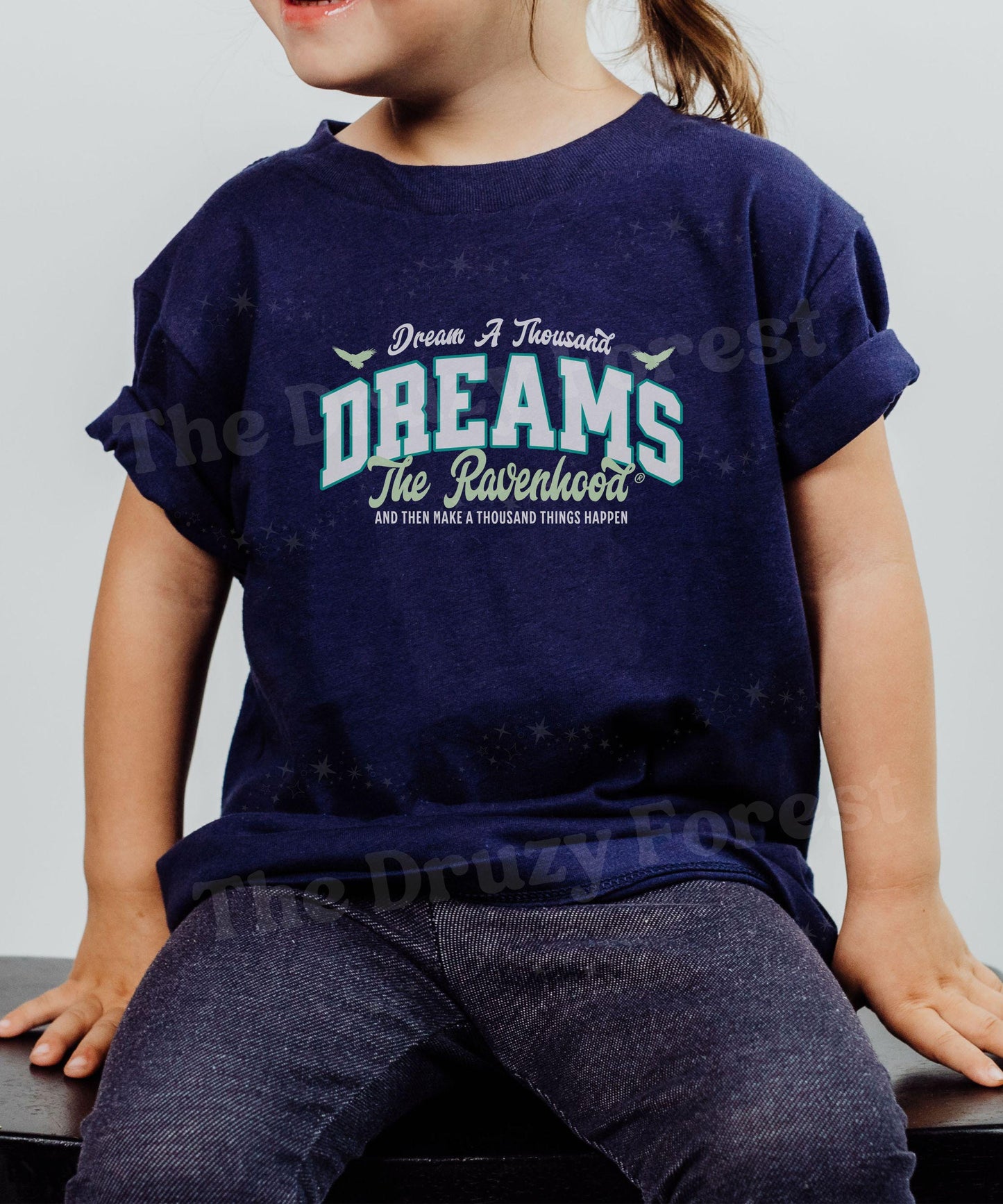 Dream a Thousand Dreams Ravenhood Shirt Kids, Licensed Kate Stewart Book Series Merch, Exodus By Kate Stewart Tobias King Quote Toddler Tee