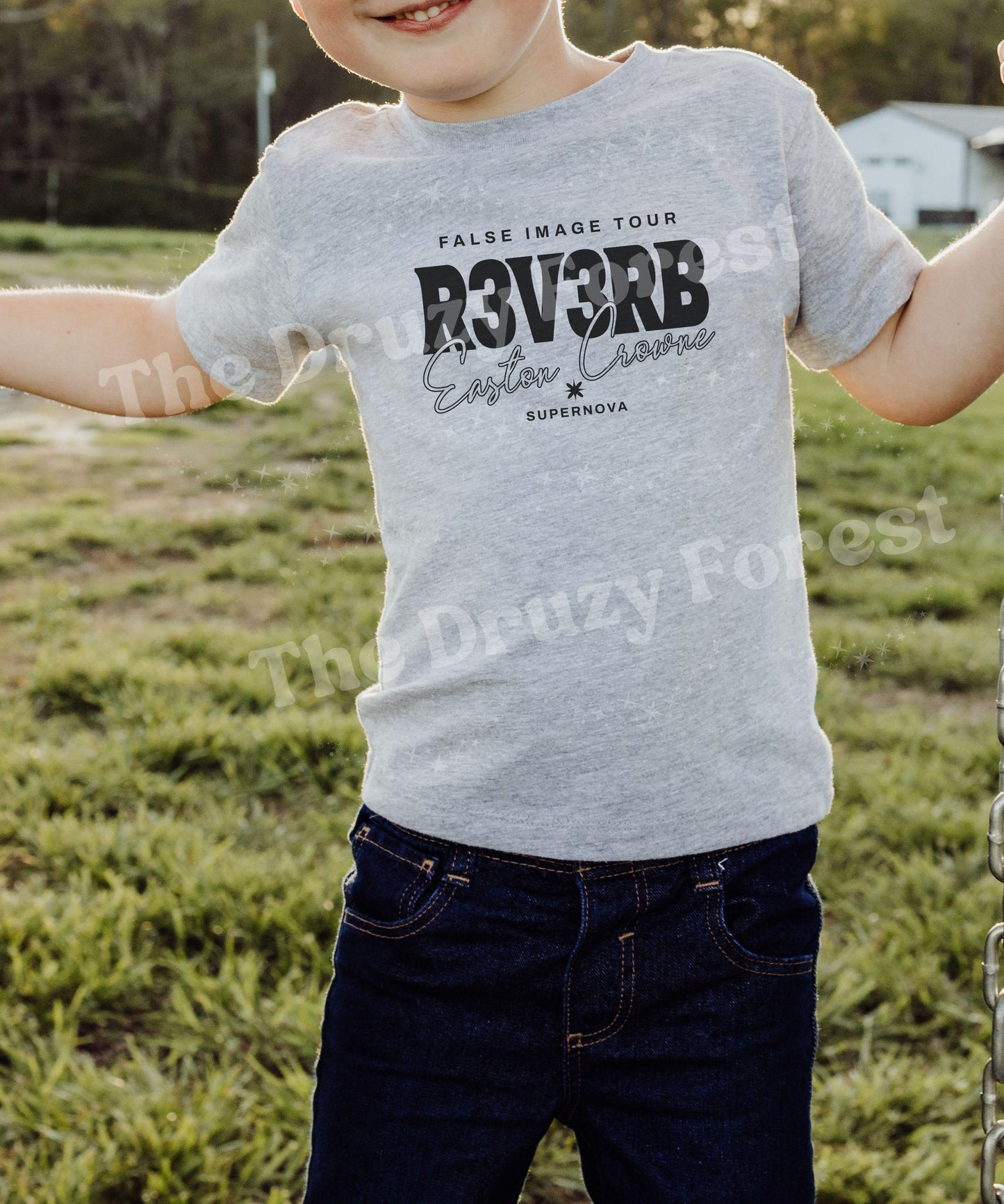 Reverse By Kate Stewart Licensed Matching Family Band Shirts, R3V3RB Fictional Book Band Tshirt Kids, Supernova Easton Crowne Toddler Tee