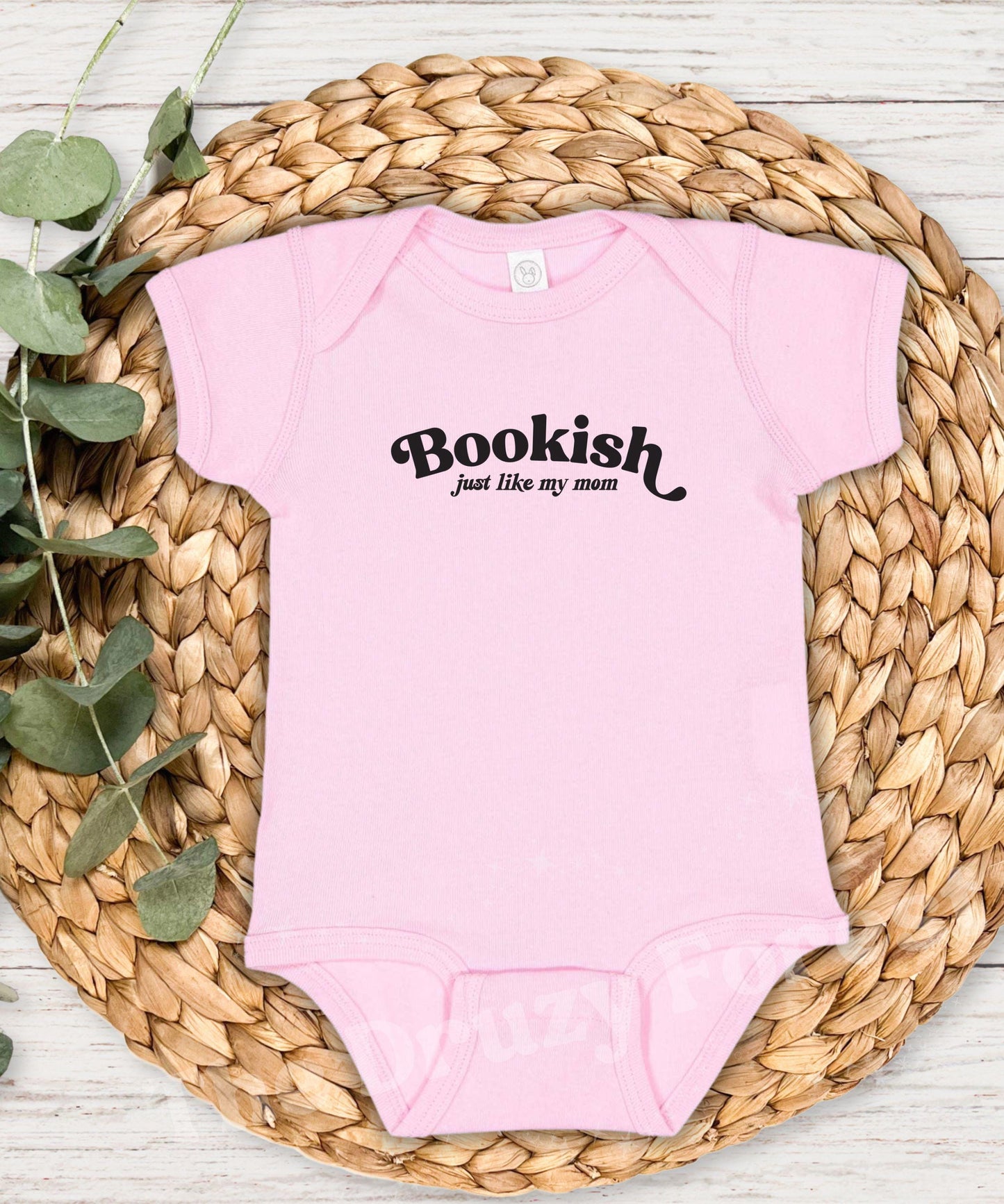 Bookish Just Like My Mom, Book Lover Baby Shower Gift, Book Baby Bodysuit, Bookworm baby Gift