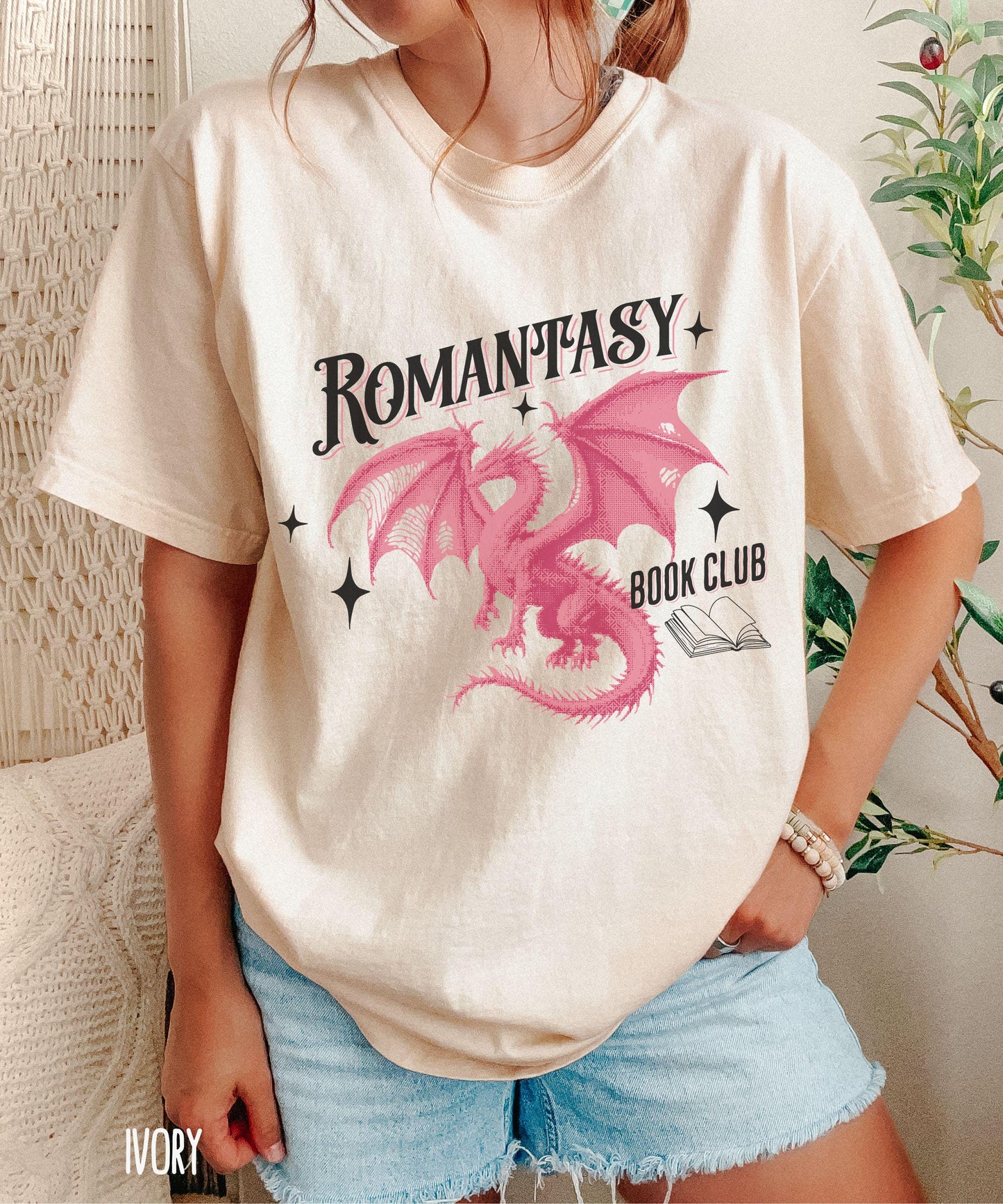 Romantasy Book Club Dragon Shirt, Dragon Gifts for Book Lovers, Fantasy Romance Book Merch, Book Dragon, Dark Romance Shirt