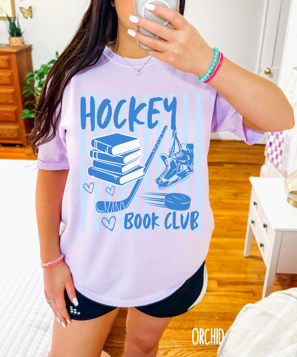 Hockey Book Club Comfort Colors Shirt, Hockey Romance Book Merch, Booklover Gifts, Romance Reader Shirts, Bookish Tshirts