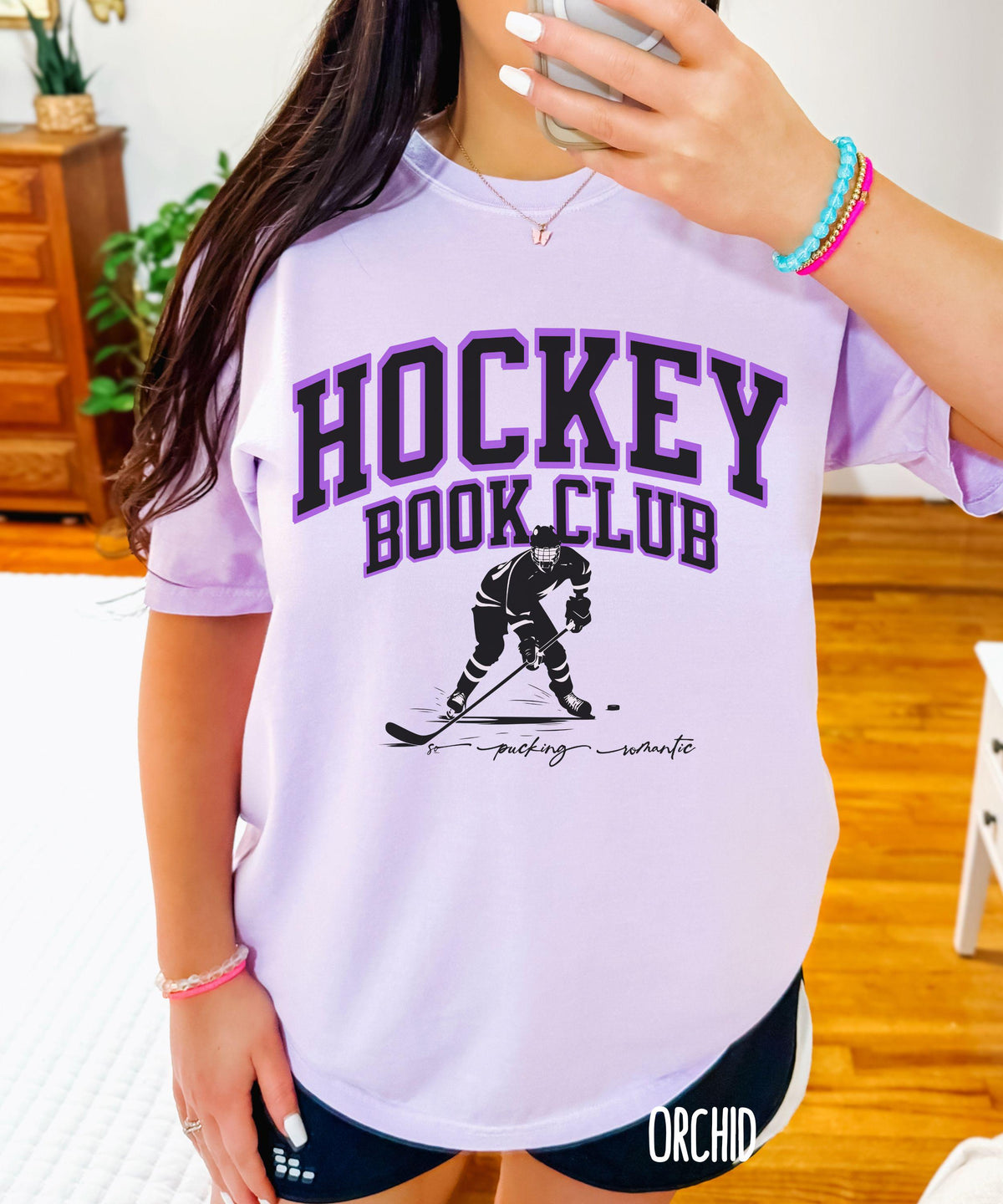 Hockey Romance Book Lover Shirt, So Pucking Romantic Hockey Book Club Comfort Colors Tshirt, Booklover Gifts, Hockey Book Merch