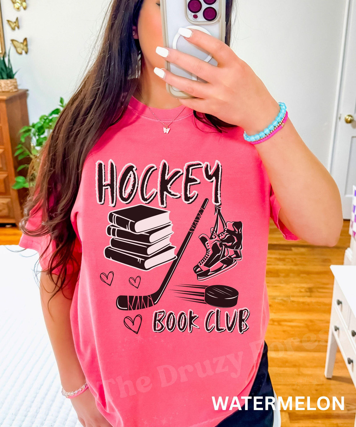 Hockey Book Club Comfort Colors Shirt, Hockey Romance Book Merch, Booklover Gifts, Romance Reader Shirts, Bookish Tshirts
