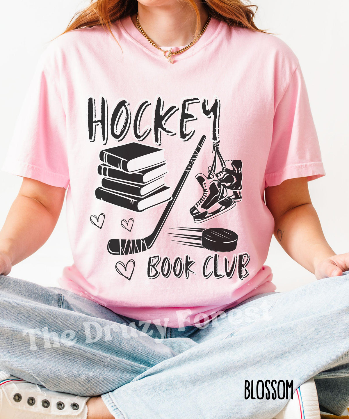 Hockey Book Club Comfort Colors Shirt, Hockey Romance Book Merch, Booklover Gifts, Romance Reader Shirts, Bookish Tshirts
